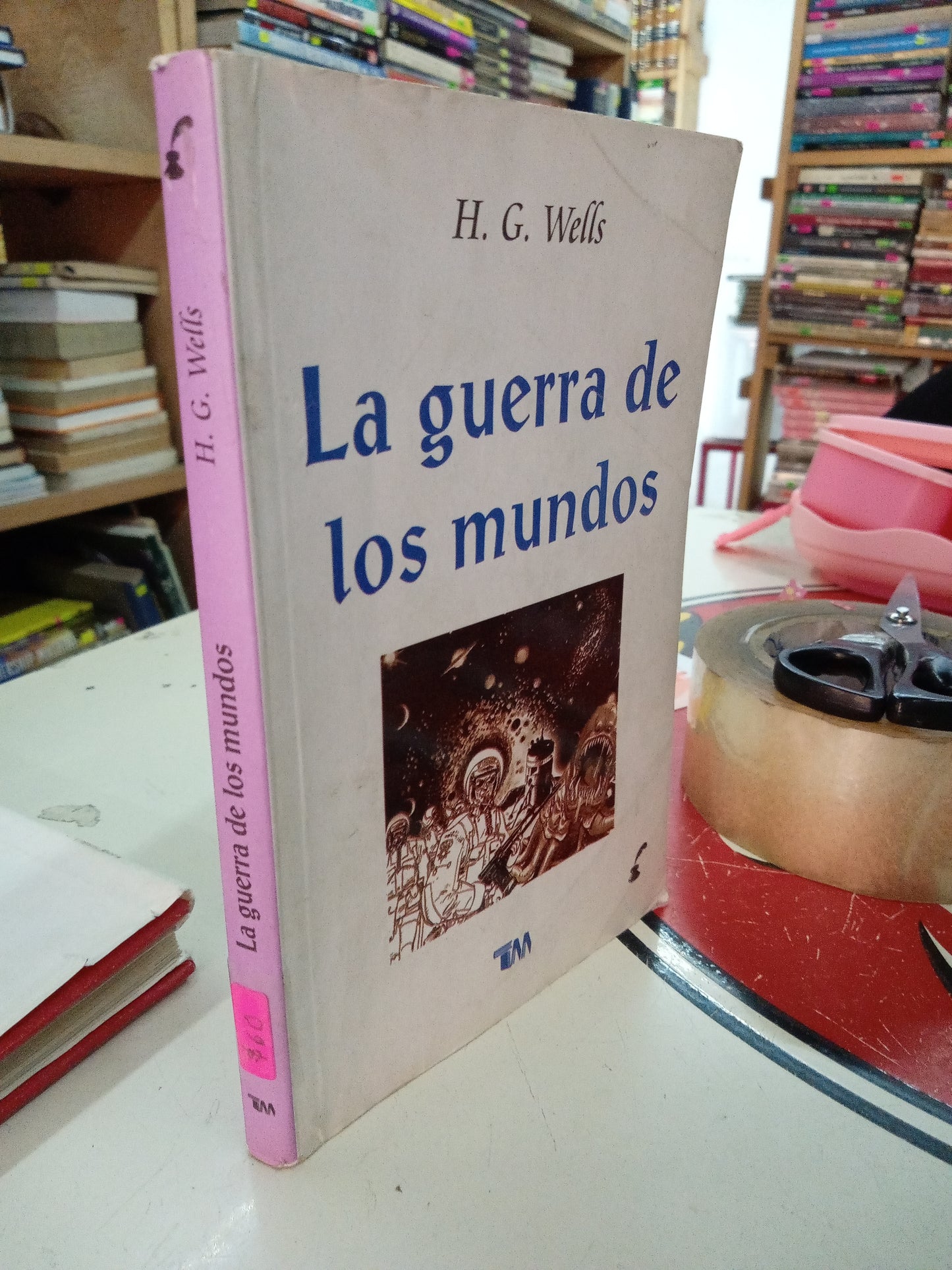 LA GUERRA DE LOS MUNDOS POR G G WELLS USADO NOVELA LITERARIO 207