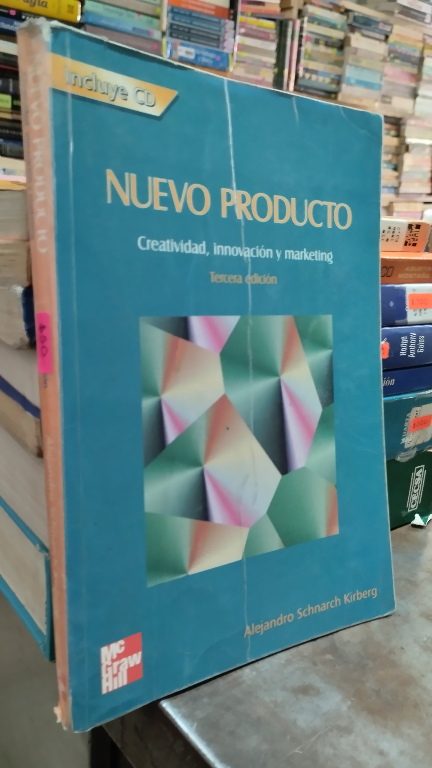 NUEVO PRODUCTO POR ALEJANDRO SCHNARCH KIRBERG LIBRO USADO ADMINISTRACION ALDAMA