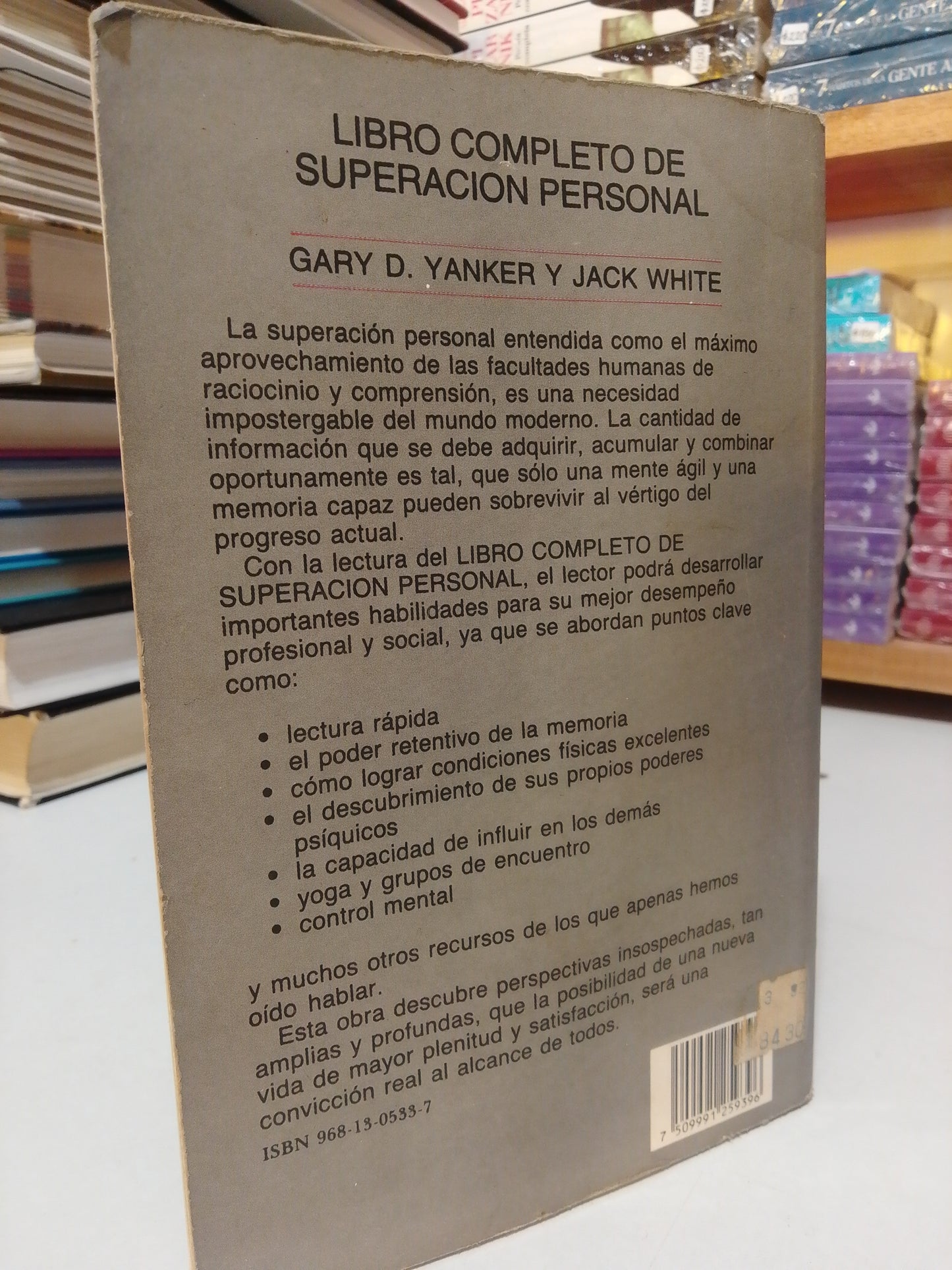 LIBRO COMPLETO DE SUPERACIÓN PERSONAL POR GARY D YANKER Y JACK WHITE USADO SUPERACIÓN PERSONAL JUÁREZ