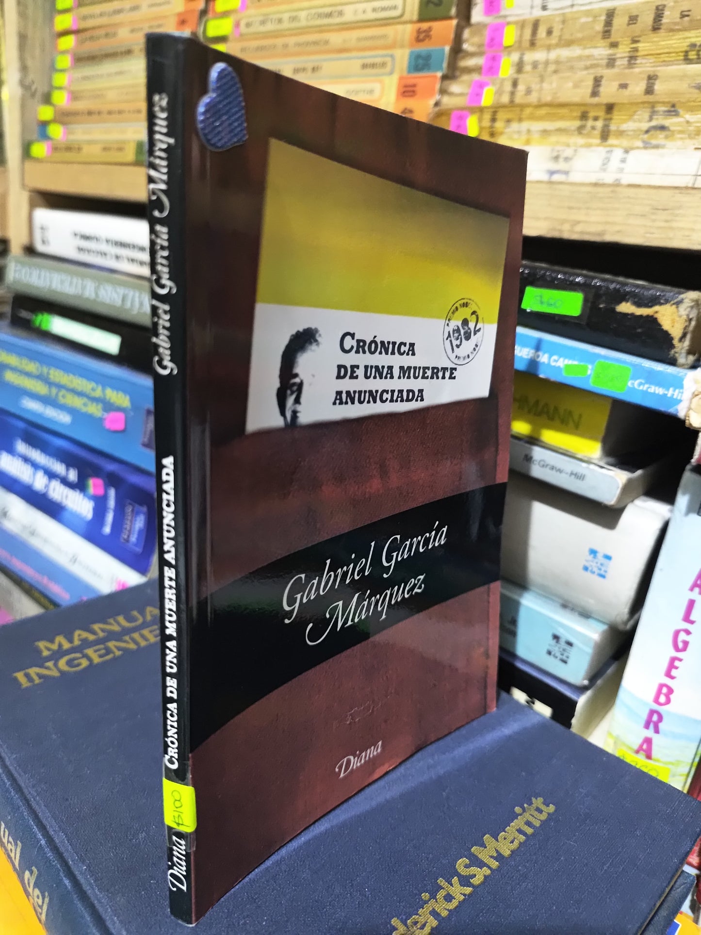 CRONICA DE UNA MUERTE ANUNCIADA POR GABRIEL GARCIA MARQUEZ USADO NOVELAS JUAREZ 507