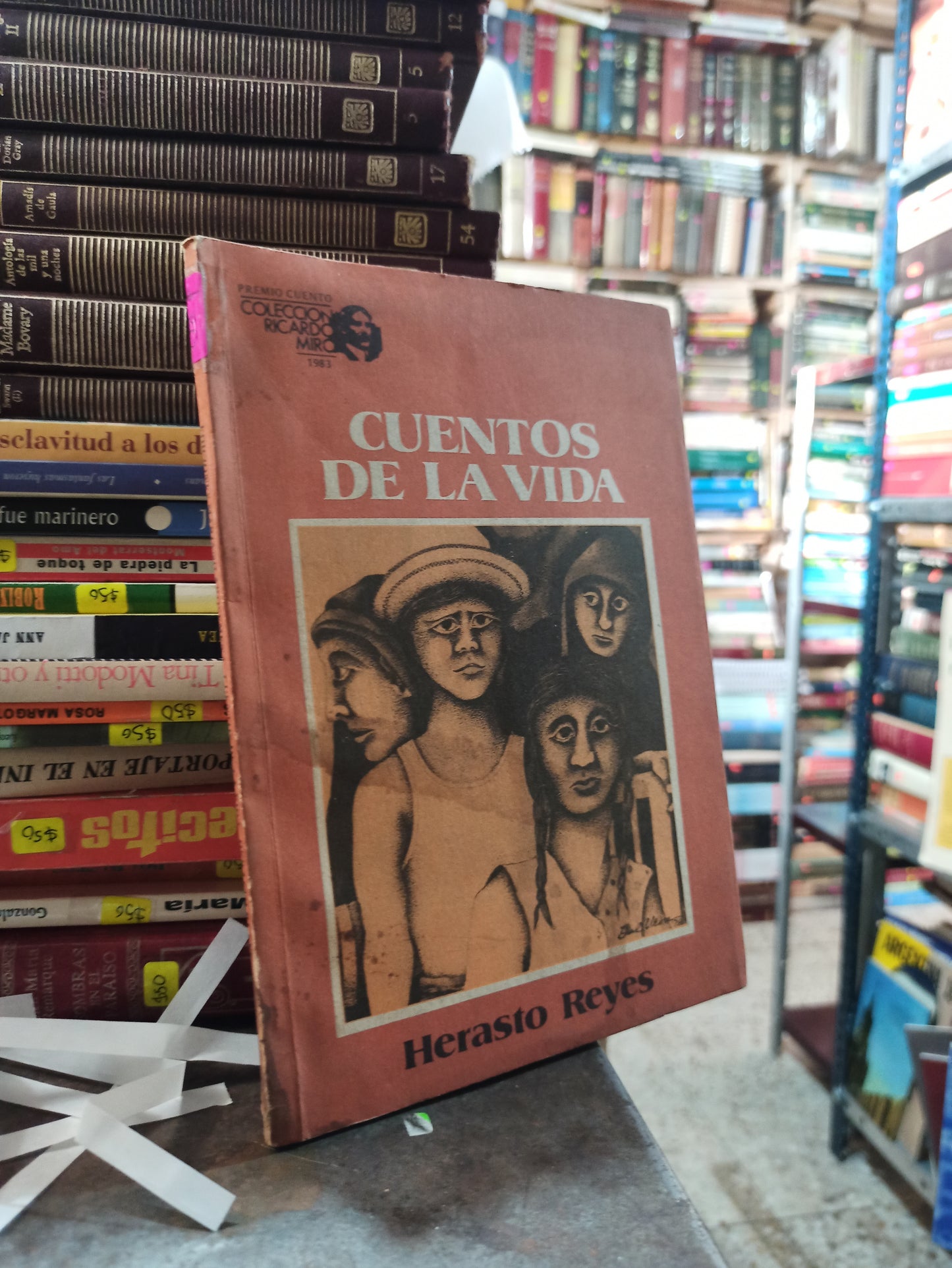 CUENTOS DE LA VIDA POR HERASTO REYES USADO NOVELAS ALDAMA