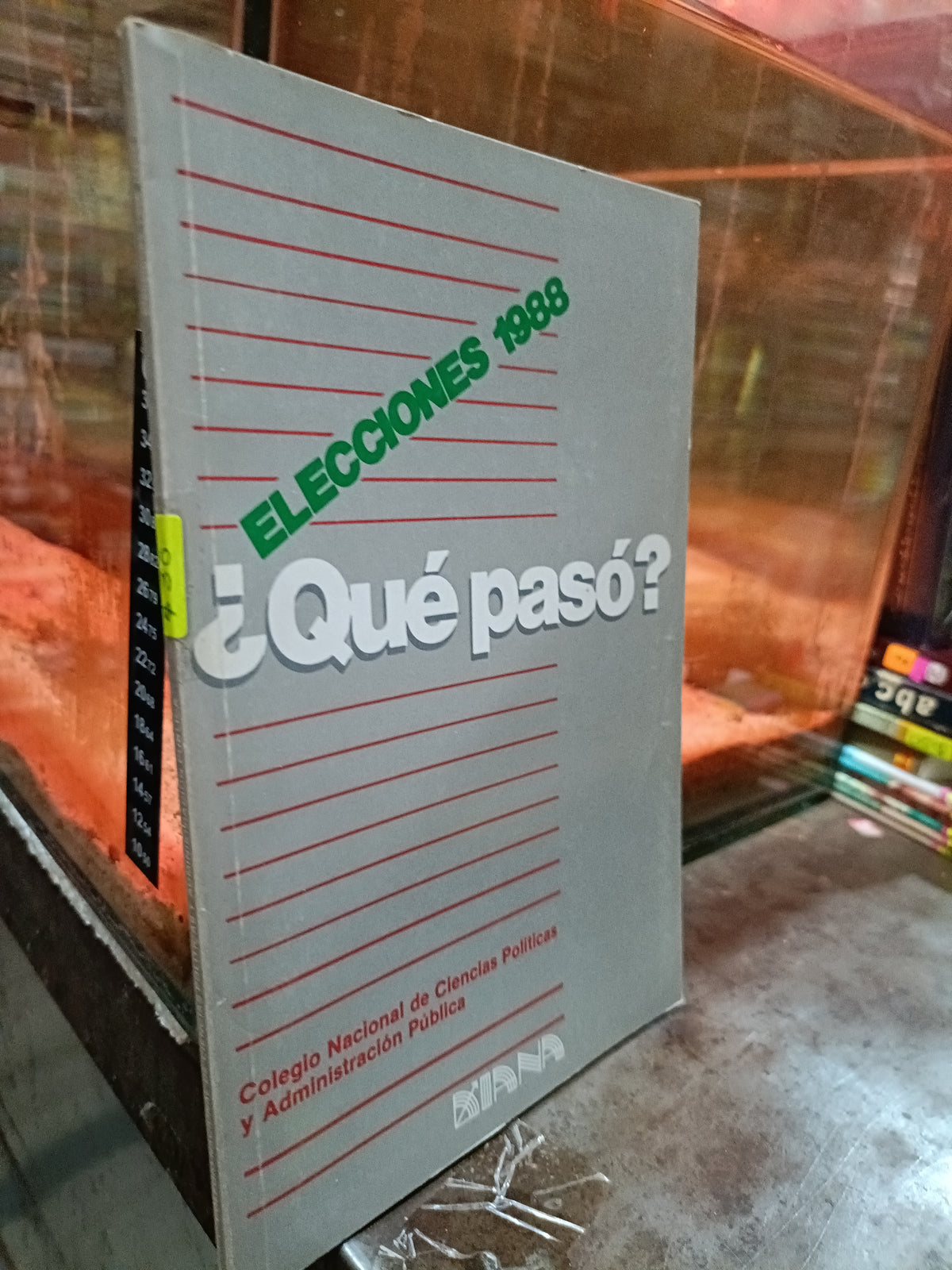 QUE PASO ELECCIONES 1988 USADO POLITICA ALDAMA