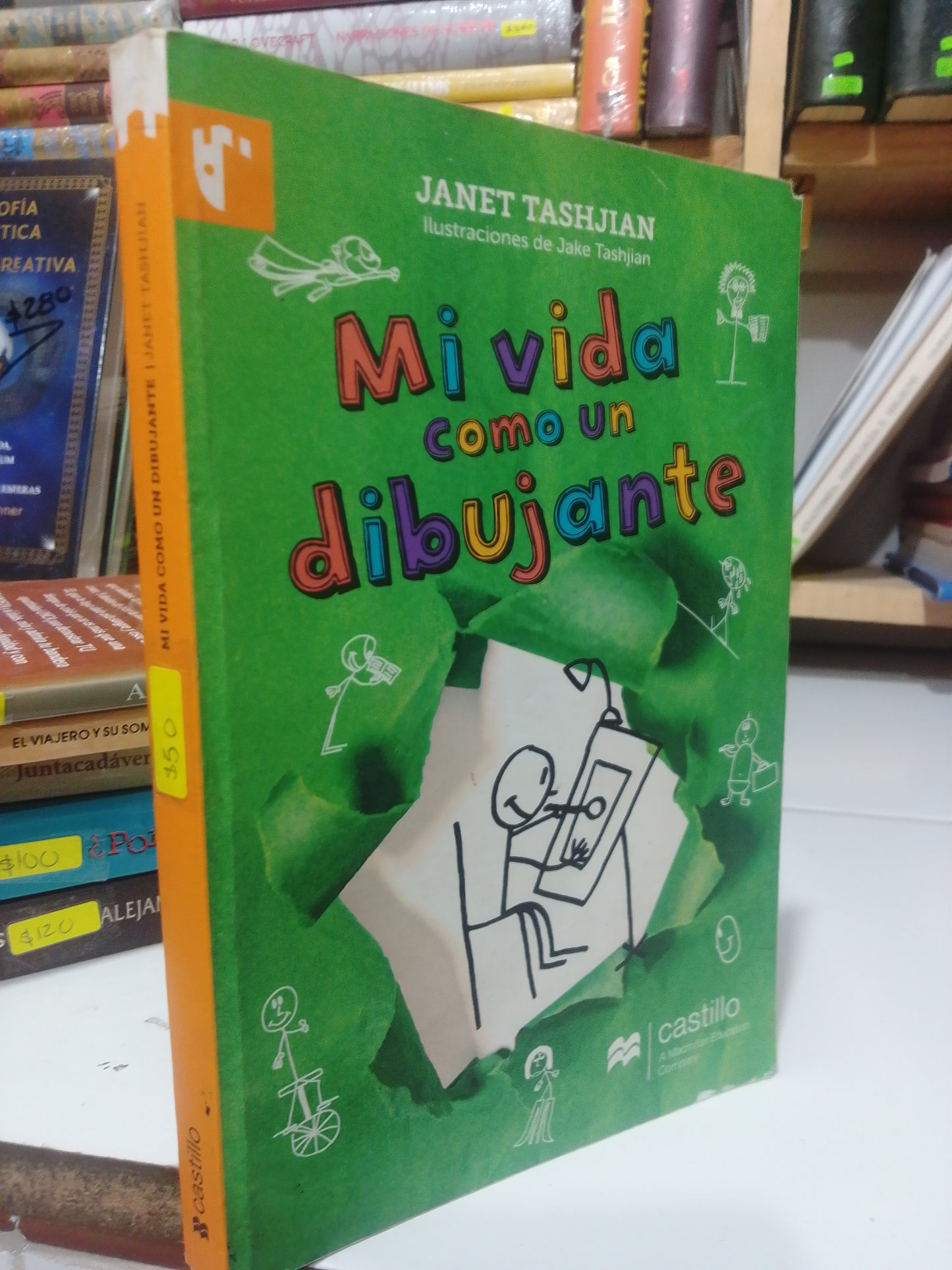MI VIDA COMO UN DIBUJANTE POR JANET TASHJIAN USADO INFANTIL JUAREZ