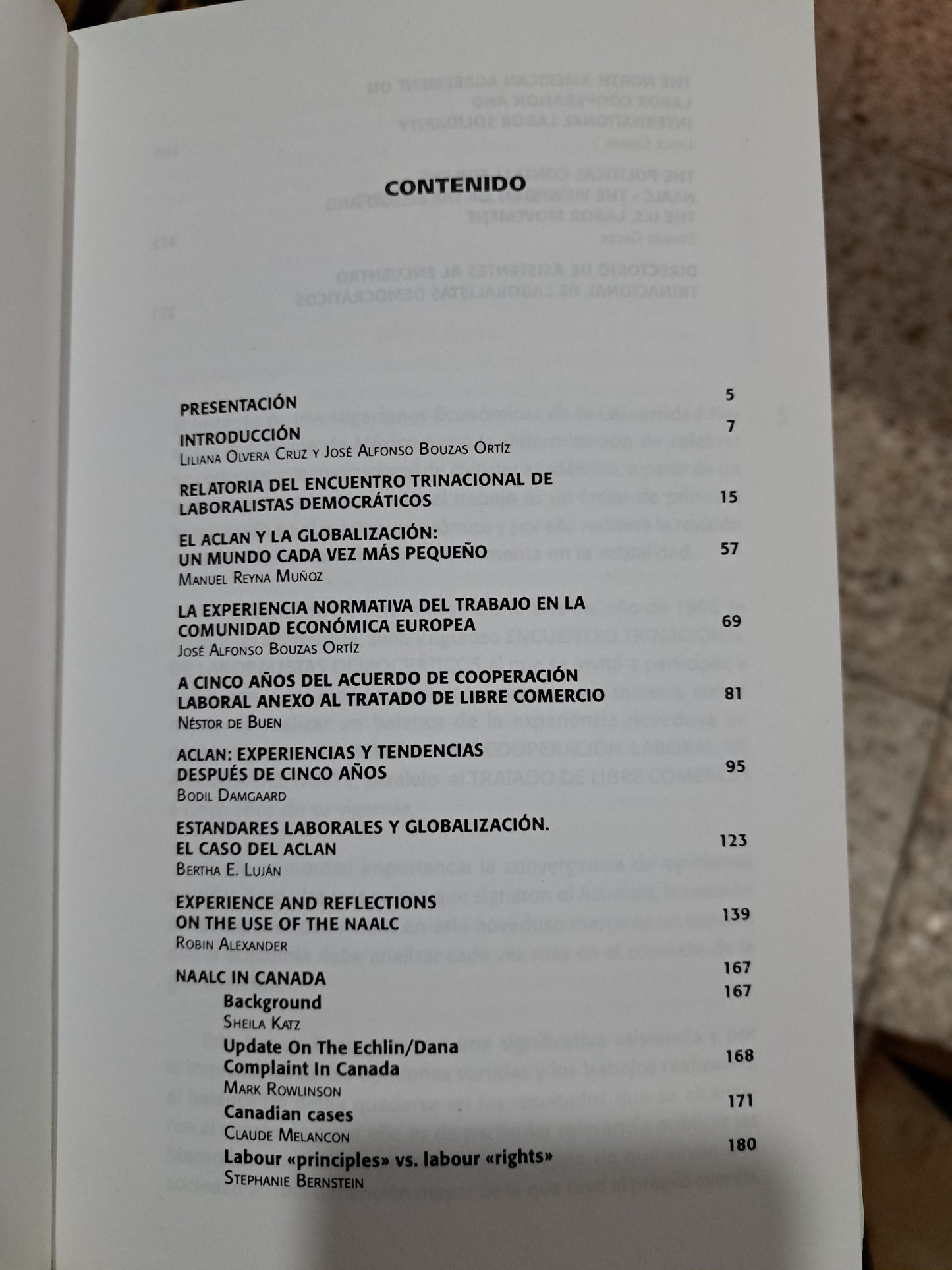 ENCUENTRA TRINACIONAL DE LABORALISTAS DEMOCRATICOS MEMORIAS UNAM USADO POLÍTICA ALDAMA