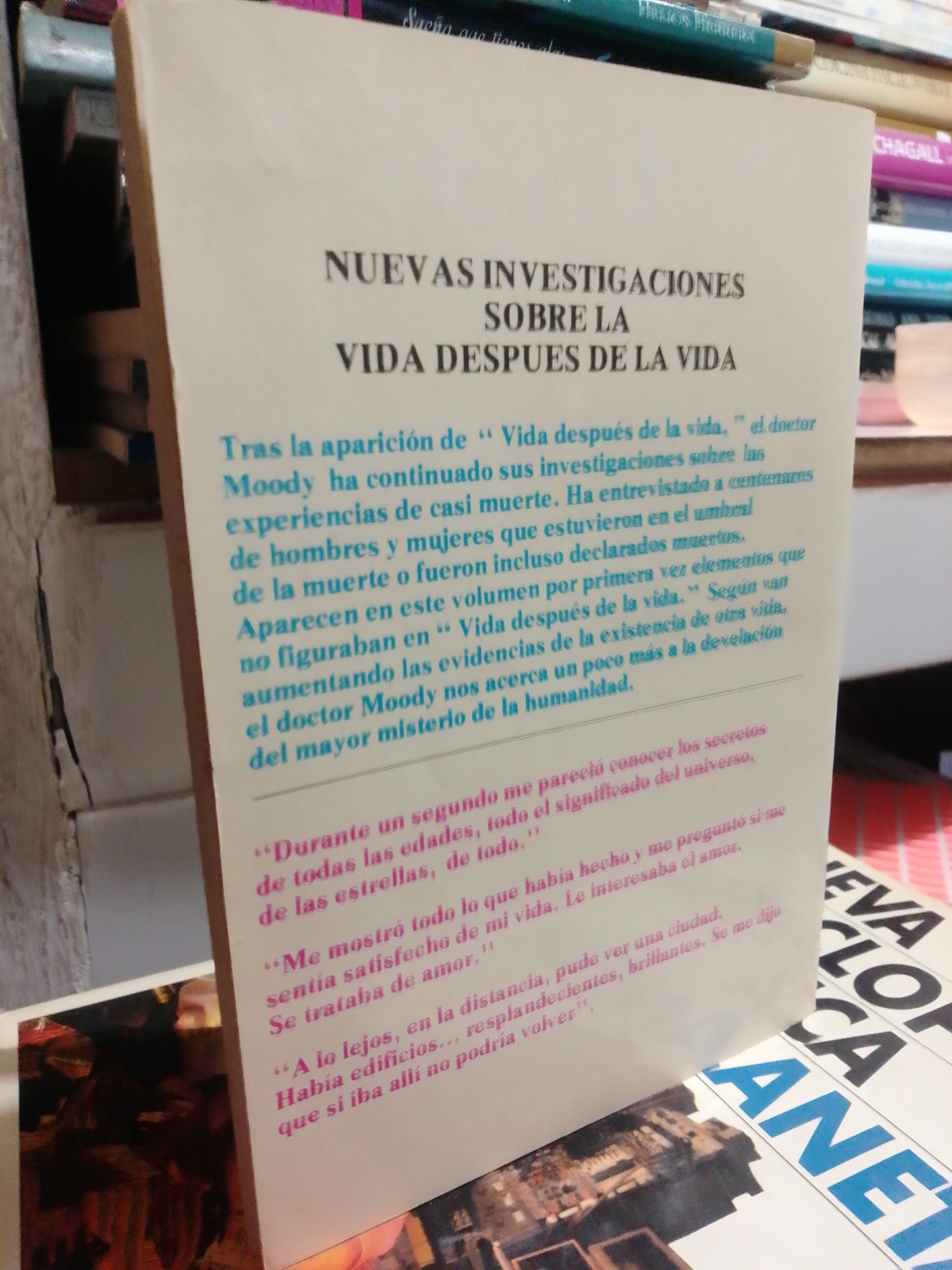REFLEXIONES SOBRE VIDA DESPUES DE LA VIDA POR YMOND A. MOODY USADO SUP.PERSONAL JUAREZ