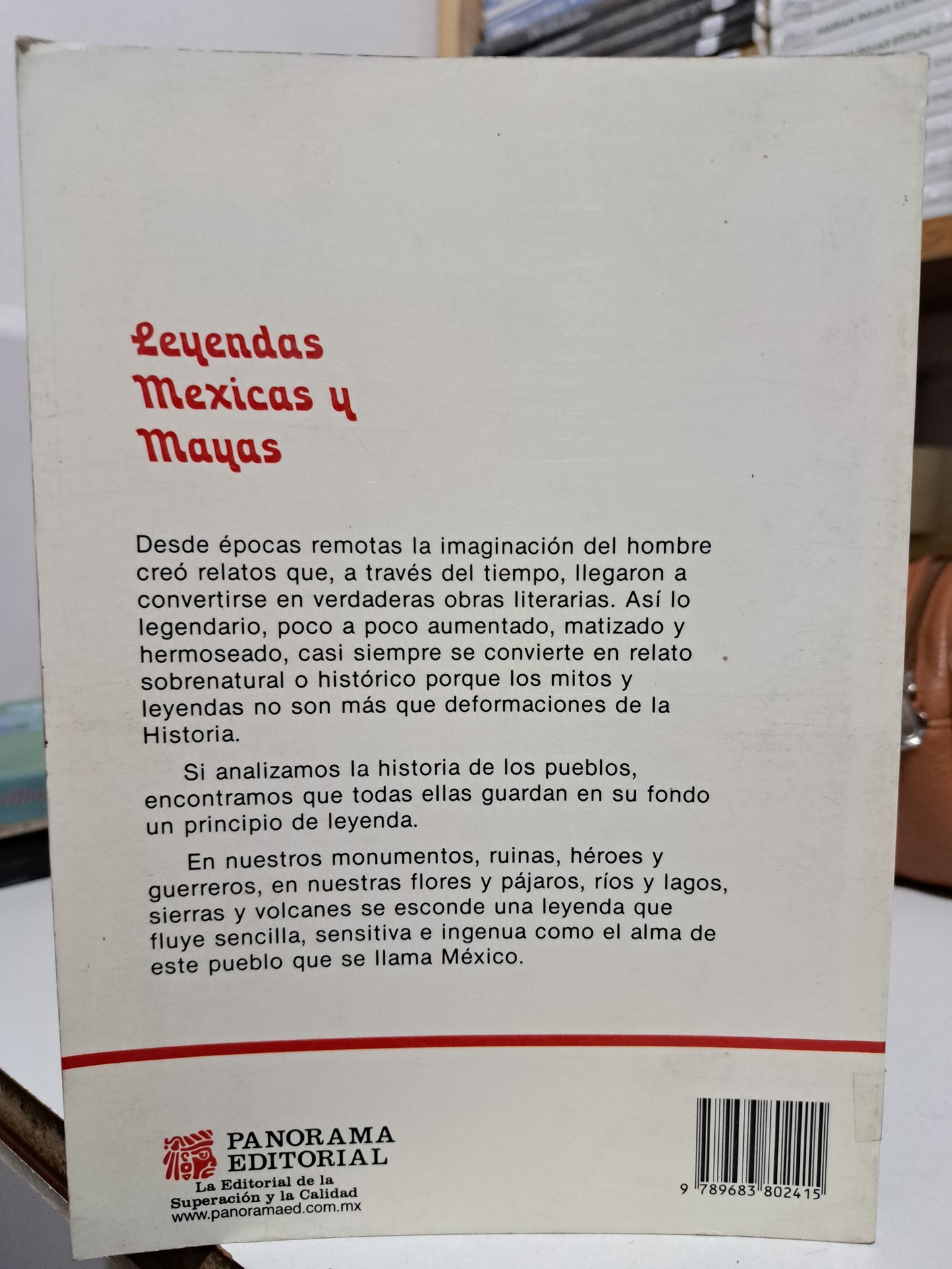 LEYENDAS MEXICAS Y MAYAS OTILIA MEZA USADO NOVELA JUÁREZ