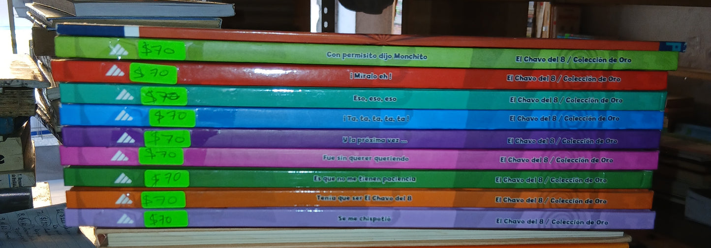 EL CHAVO DEL OCHO COLECCIÓN DE ORO VOLÚMENES I-10 Y ESTUCHE COLECCIONABLE (VARIOS AUTORES) USADO INFANTIL LITERARIO 207