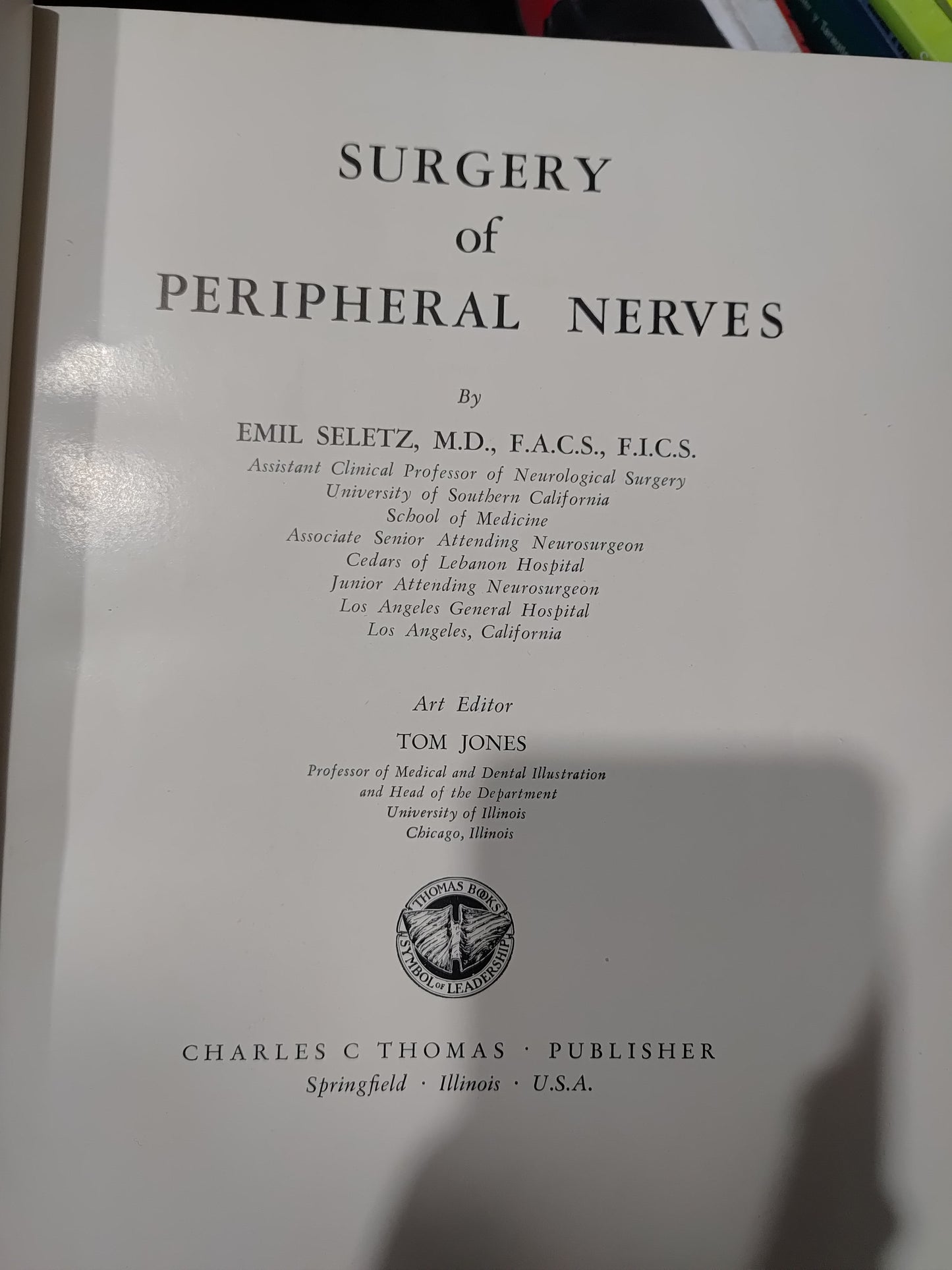 SURGERY OF PERIPHERAL NERVES POR EMIL SELETZ USADO SALUD JUAREZ