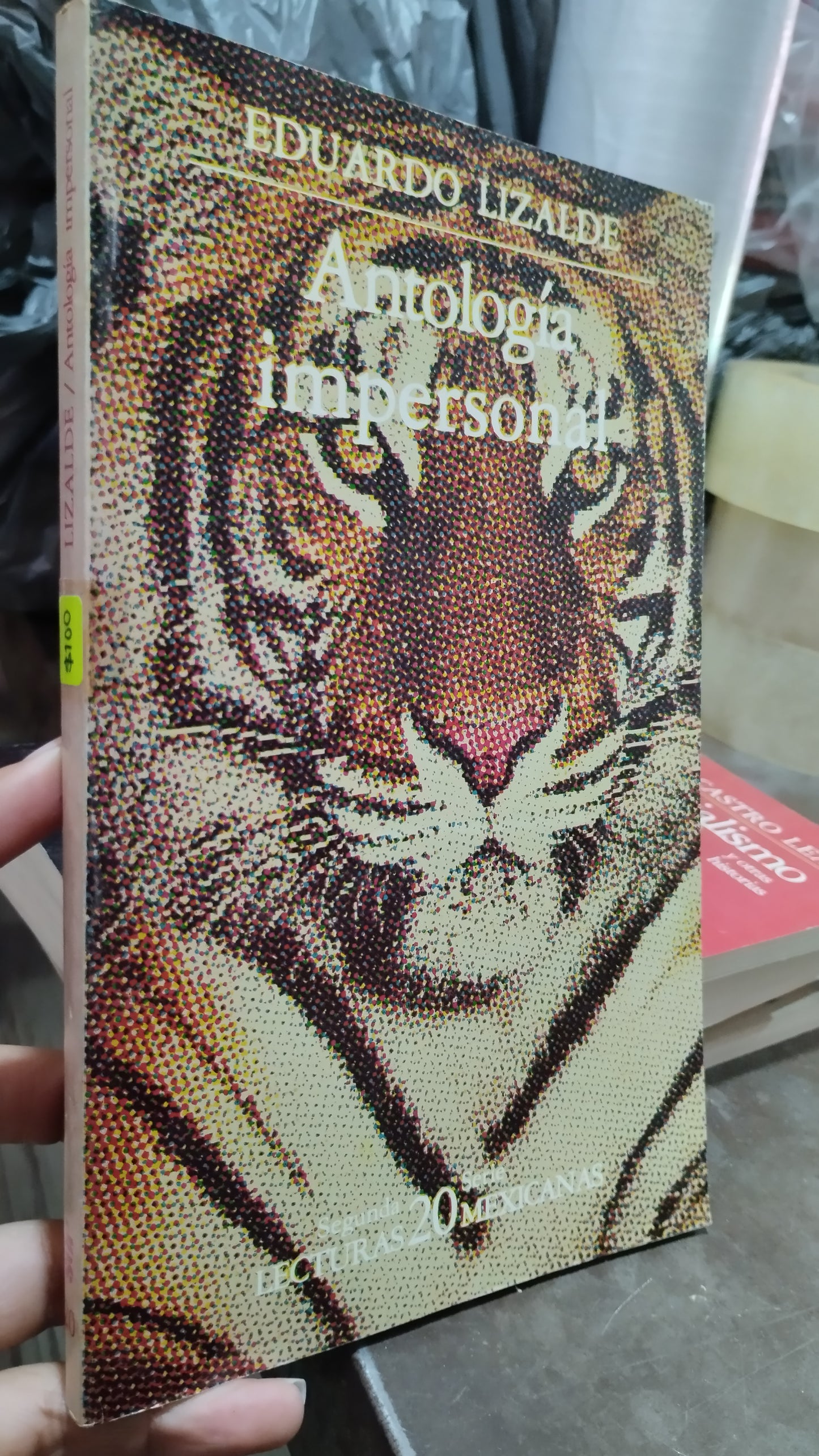 ANTOLOGIA IMPERSONAL POR EDUARDO LIZALDE LIBRO USADO ANTIGUO ALDAMA