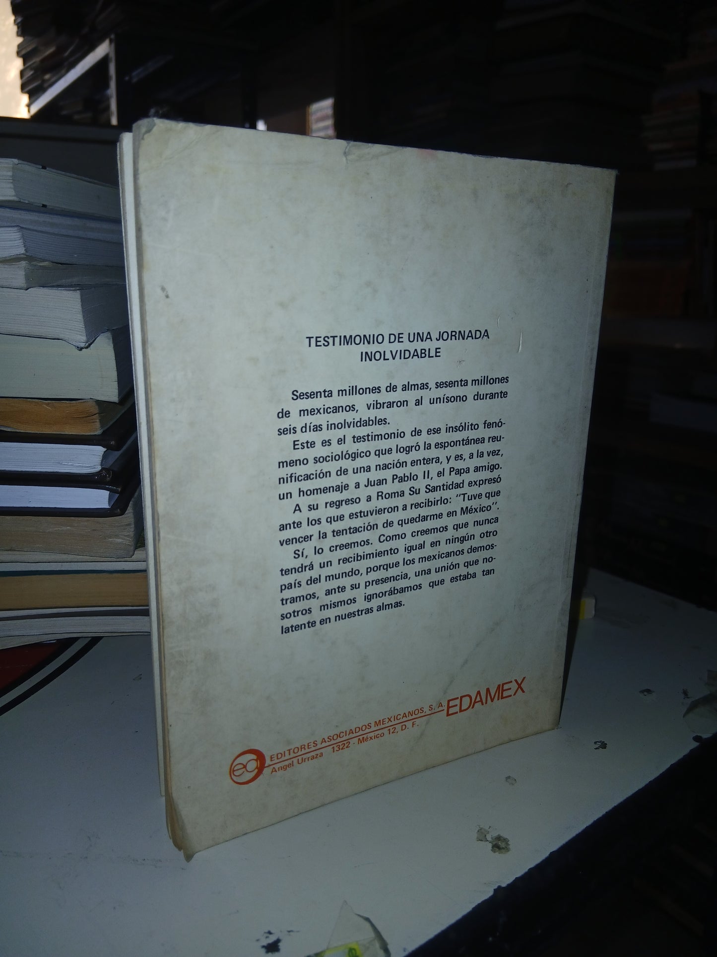 ¡EL PAPA! ¡EL PAPA! ¡A...A...A! POR ELLA GEDOVIUS USADO RELIGIÓN LITERARIO 207