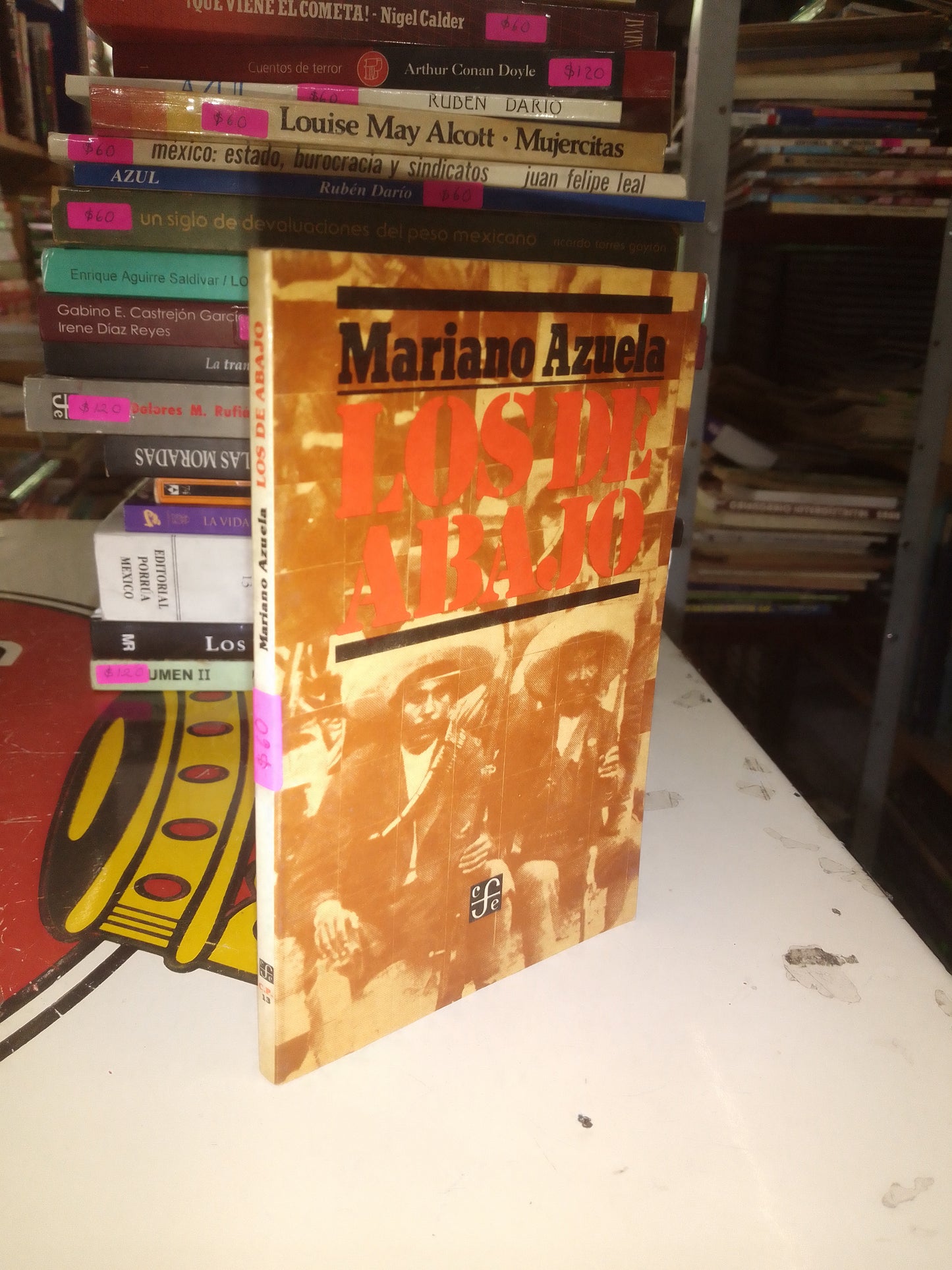 LOS DE ABAJO POR MARIANO AZUELA USADO NOVELA LITERARIO 207