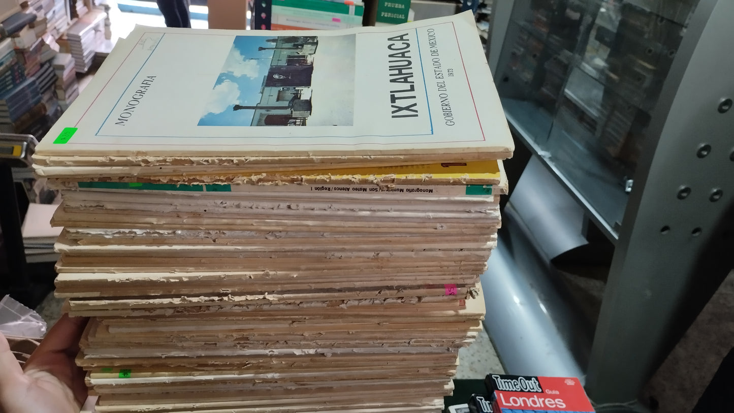 MONOGRAFIAS DEL ESTADO DE MEXICO LIBRO USADO GEOGRAFÍA ALDAMA