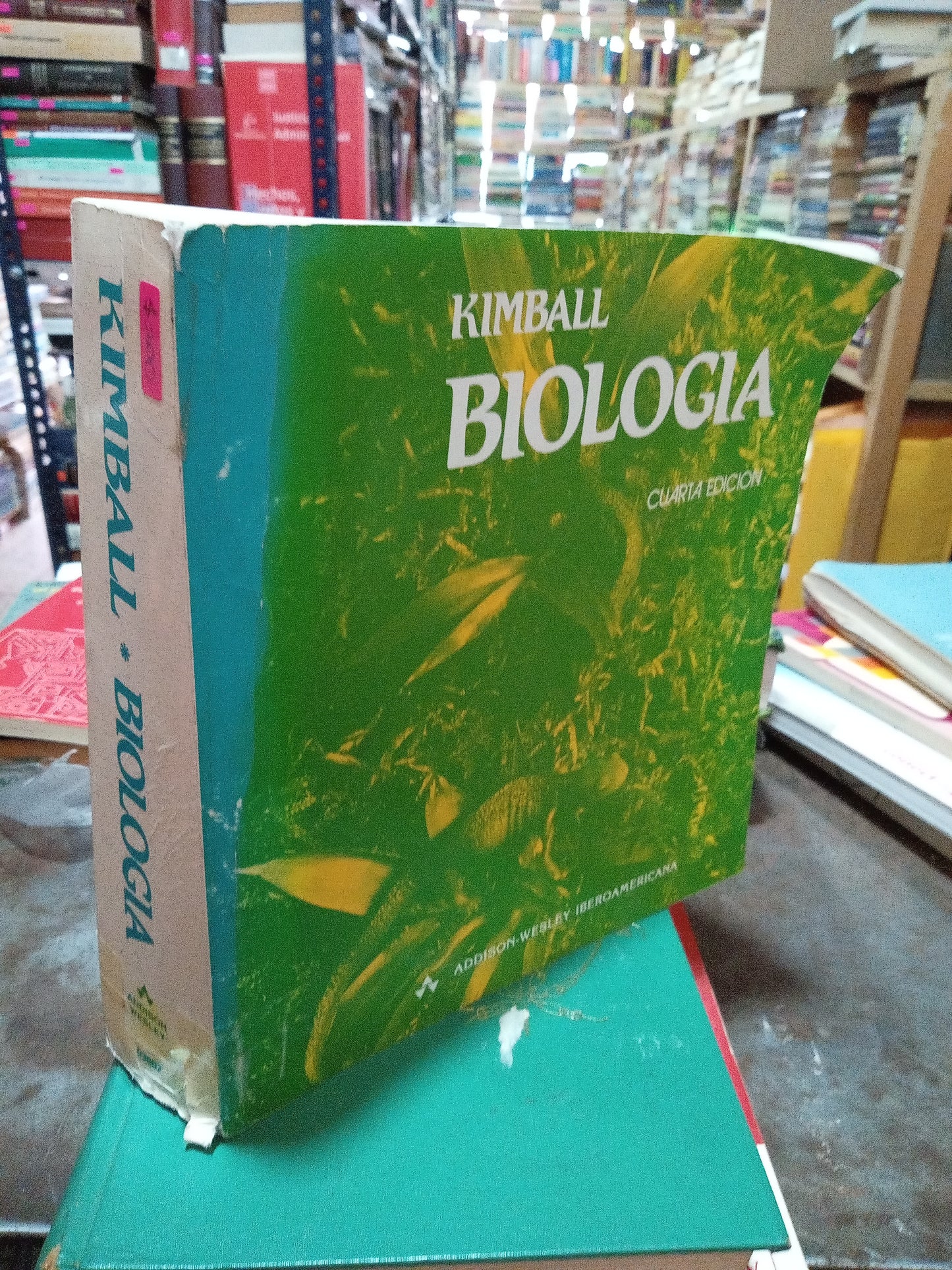 BIOLOGIA CUARTA EDICION POR ADDISON WESLEY IBEROAMERICANA USADO BIOLOGIA ALDAMA