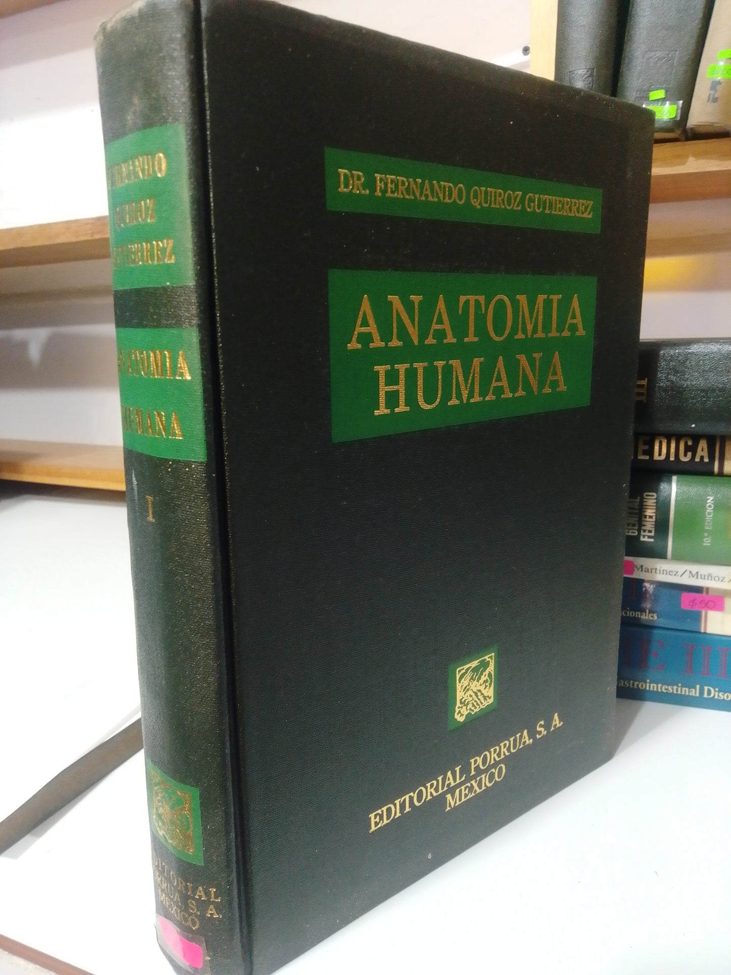 ANATOMIA HUMANA I POR DR. FERNANDO QUIROZ USADO SALUD JUAREZ