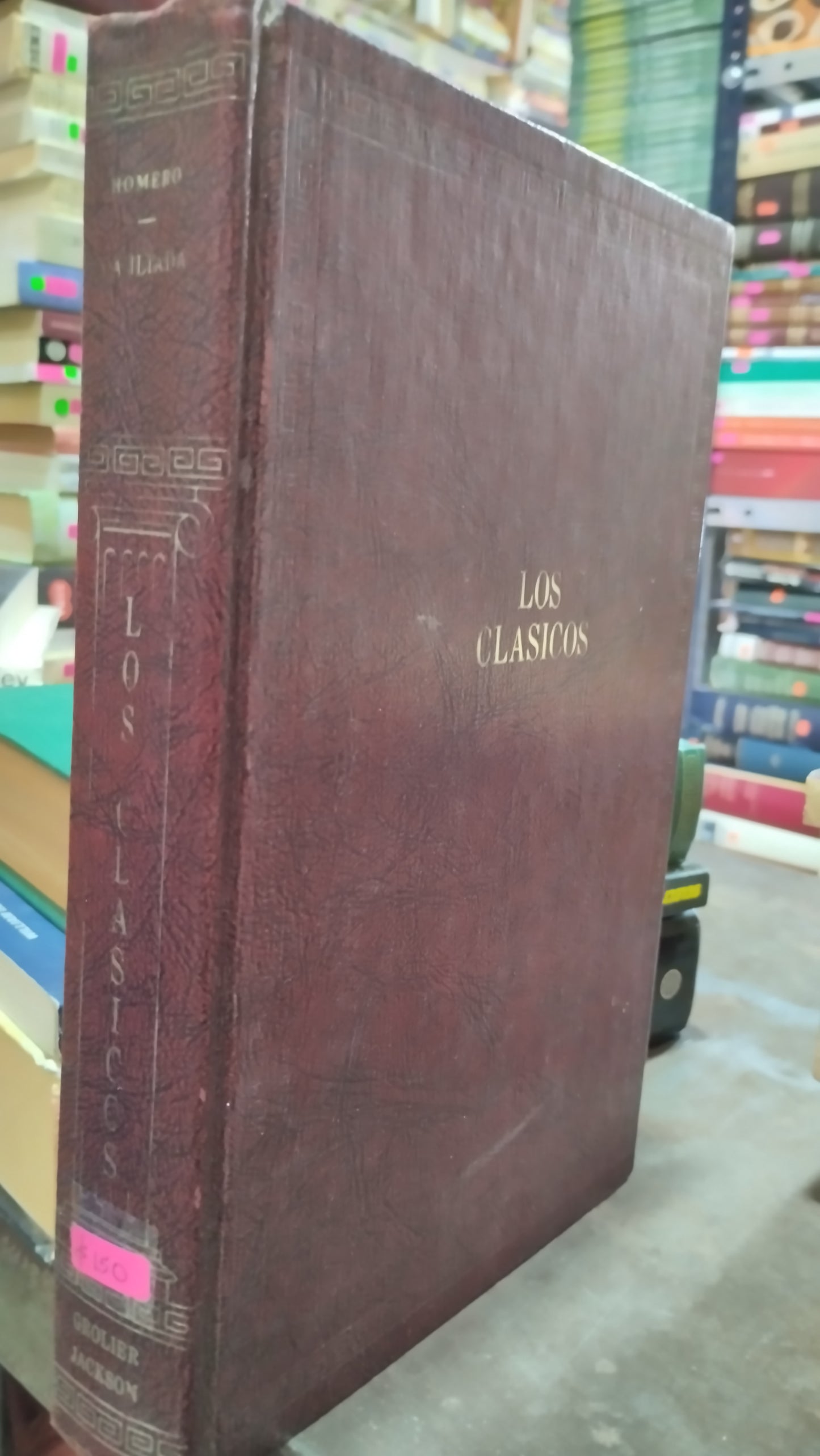 LA ILIADA POR HOMERO LIBRO USADO NOVELAS ALDAMA
