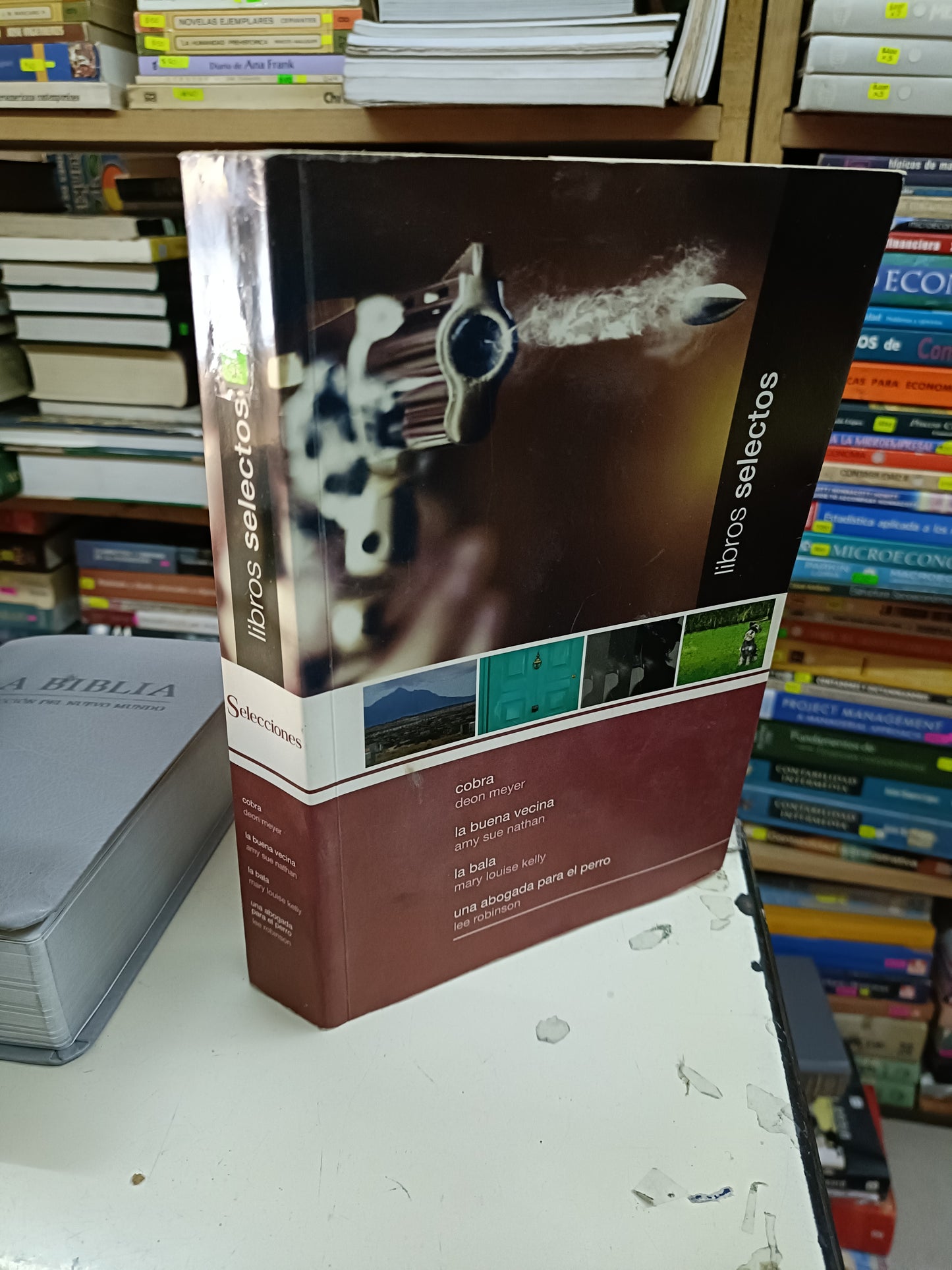 LIBROS SELECTOS SELECCIONES: COBRA POR DEON MEYER, LA BUENA VECINA POR AMY SUE NATHAN, LA BALA POR MARY LOUISE KELLY Y UNA ABOGADA PARA EL PERRO POR LEE ROBINSON USADO NOVELA LITERARIO 207