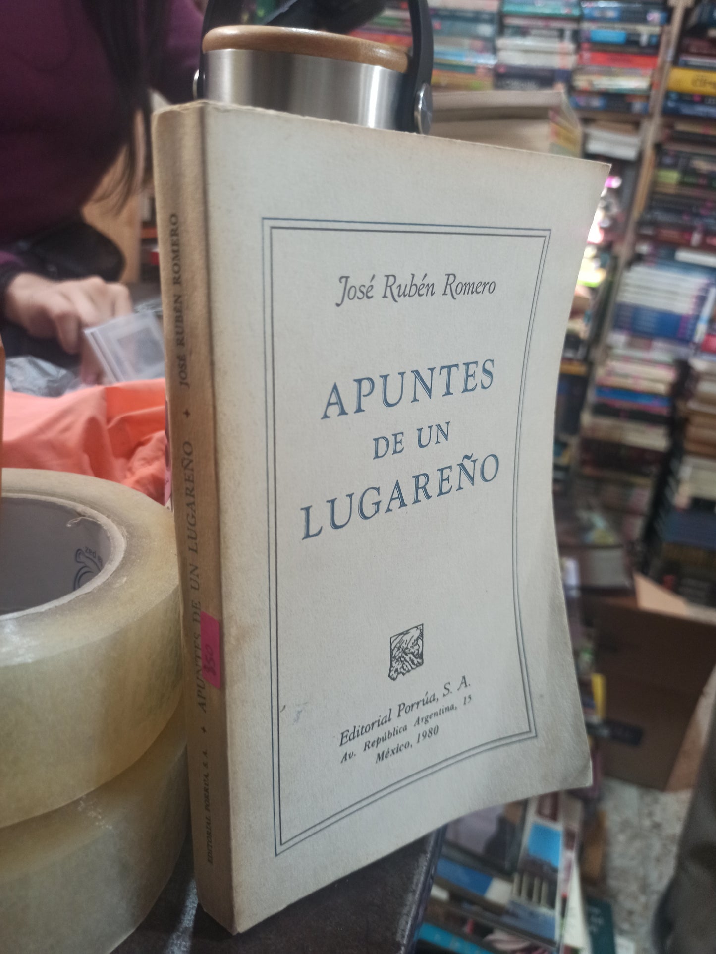 APUNTES DE UN LUGARERÑO POR JOSE RUBEN ROMERO USADO NOVELAS ALDAMA