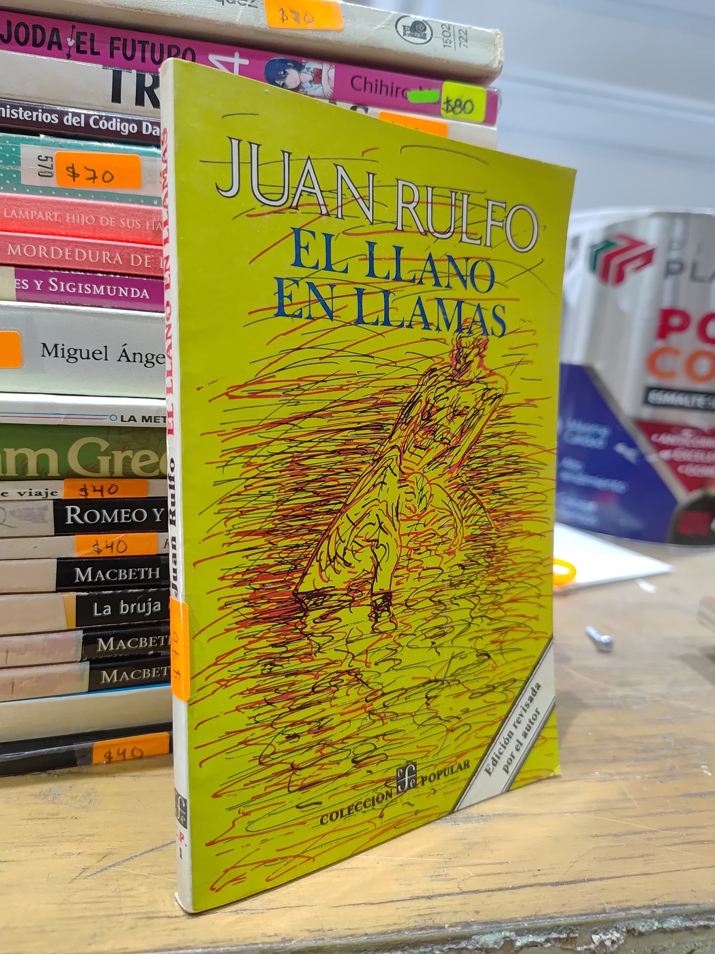 EL LLANO EN LLAMAS POR JUAN RULFO USADO NOVELAS JUAREZ 515