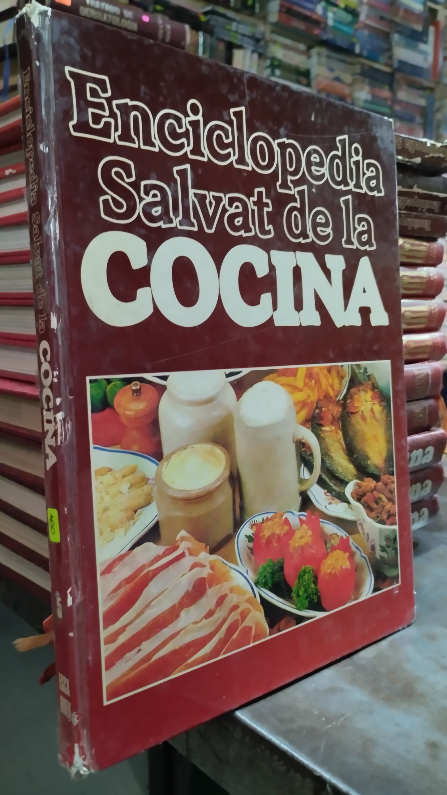 ENCICLOPEDIA SALVAT DE LA COCINA 5 LIBRO USADO COCINA ALDAMA