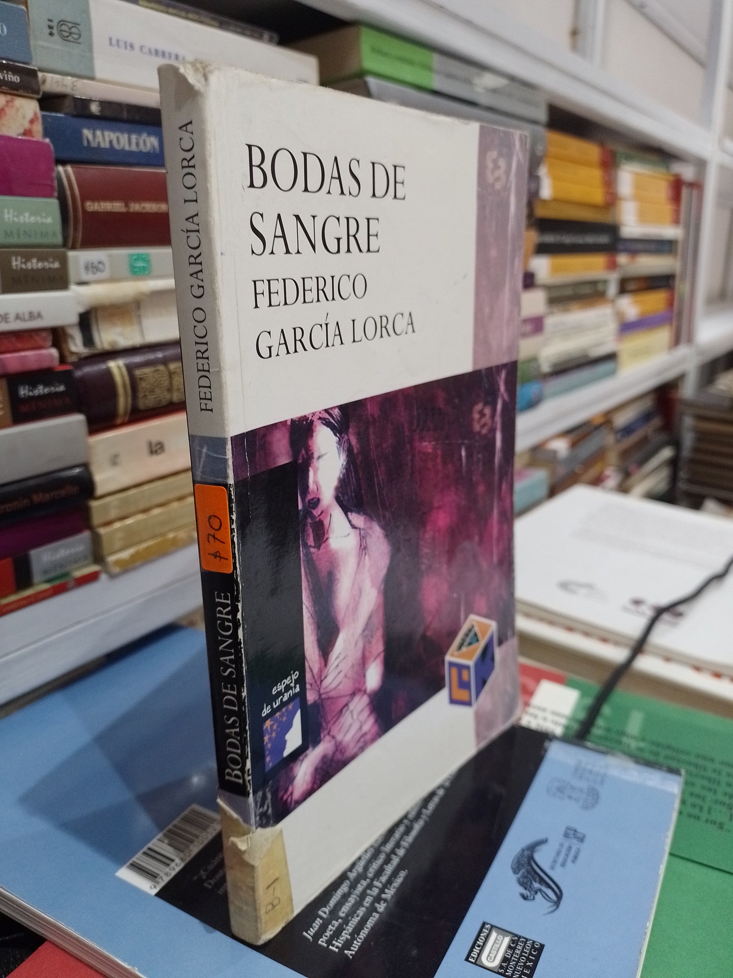 BODAS DE SANGRE POR FEDERICO GARCIA LORCA USADO NOVELA JUAREZ 515