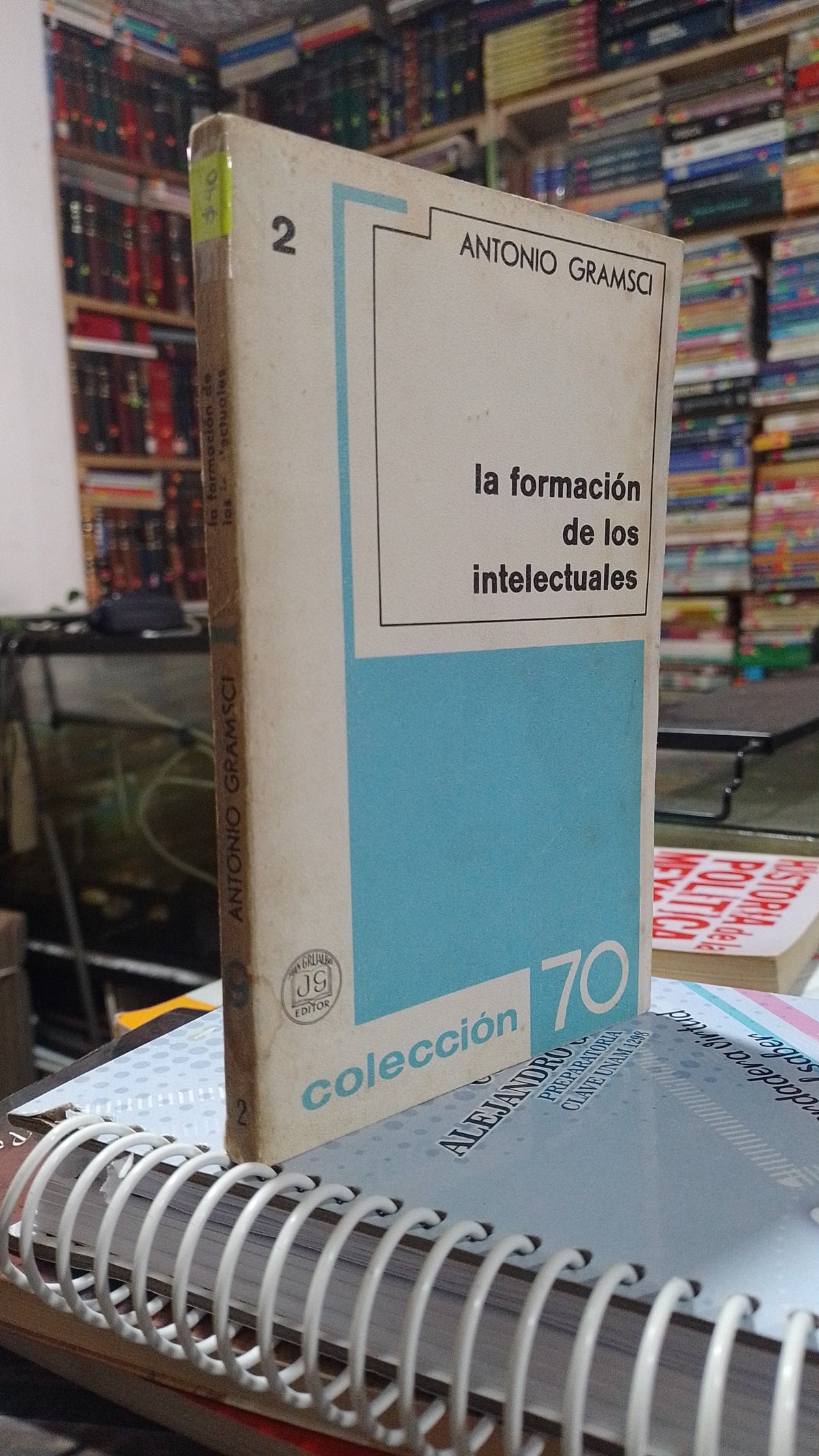 LA FORMACION DE LOS INTELECTUALES POR ANTONIO GRAMSCI USADO EDUCACION ALDAMA