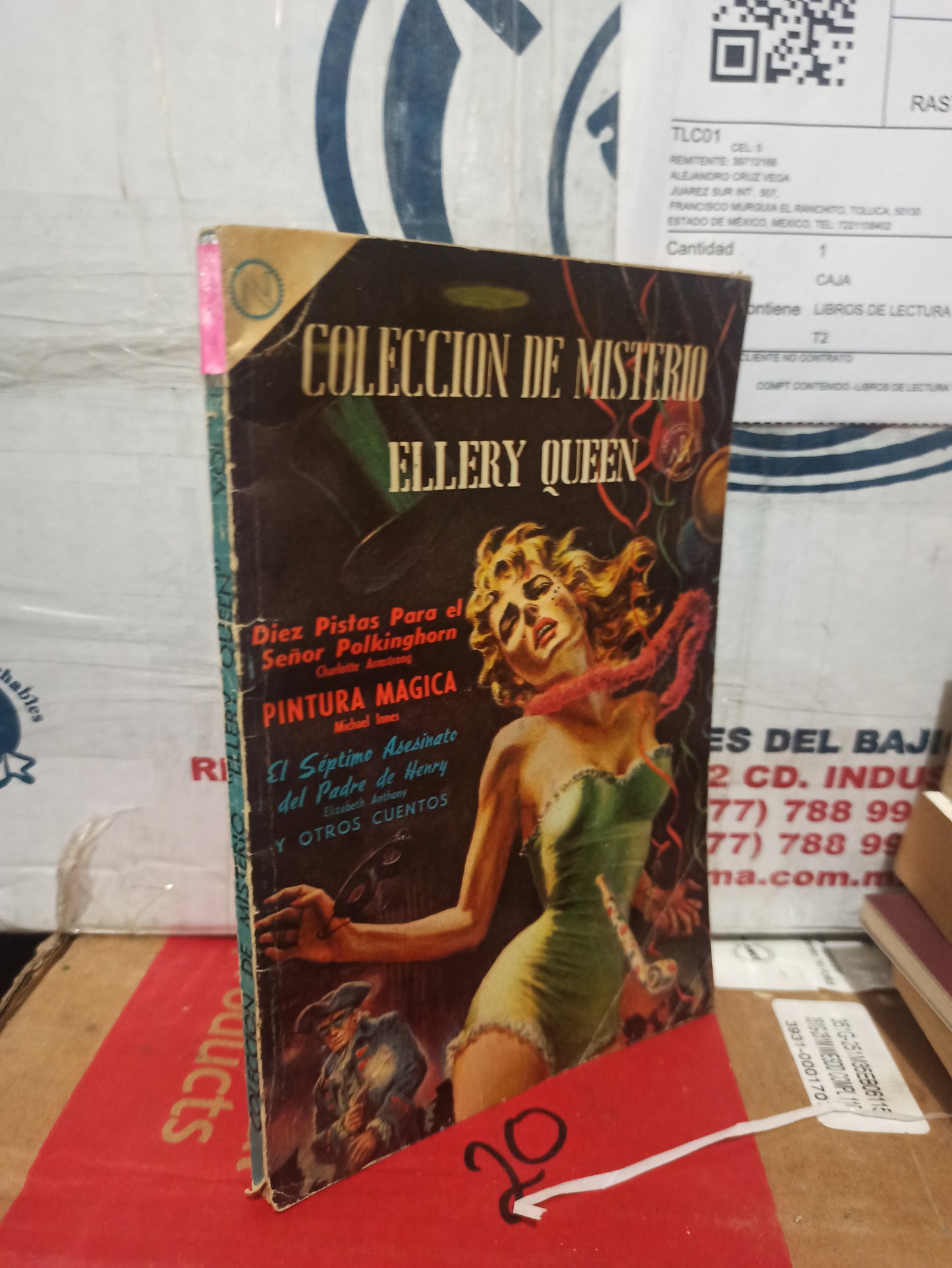 COLECCIÓN DE MISTERIO POR ELLERY QUEEN USADO NOVELAS JUÁREZ