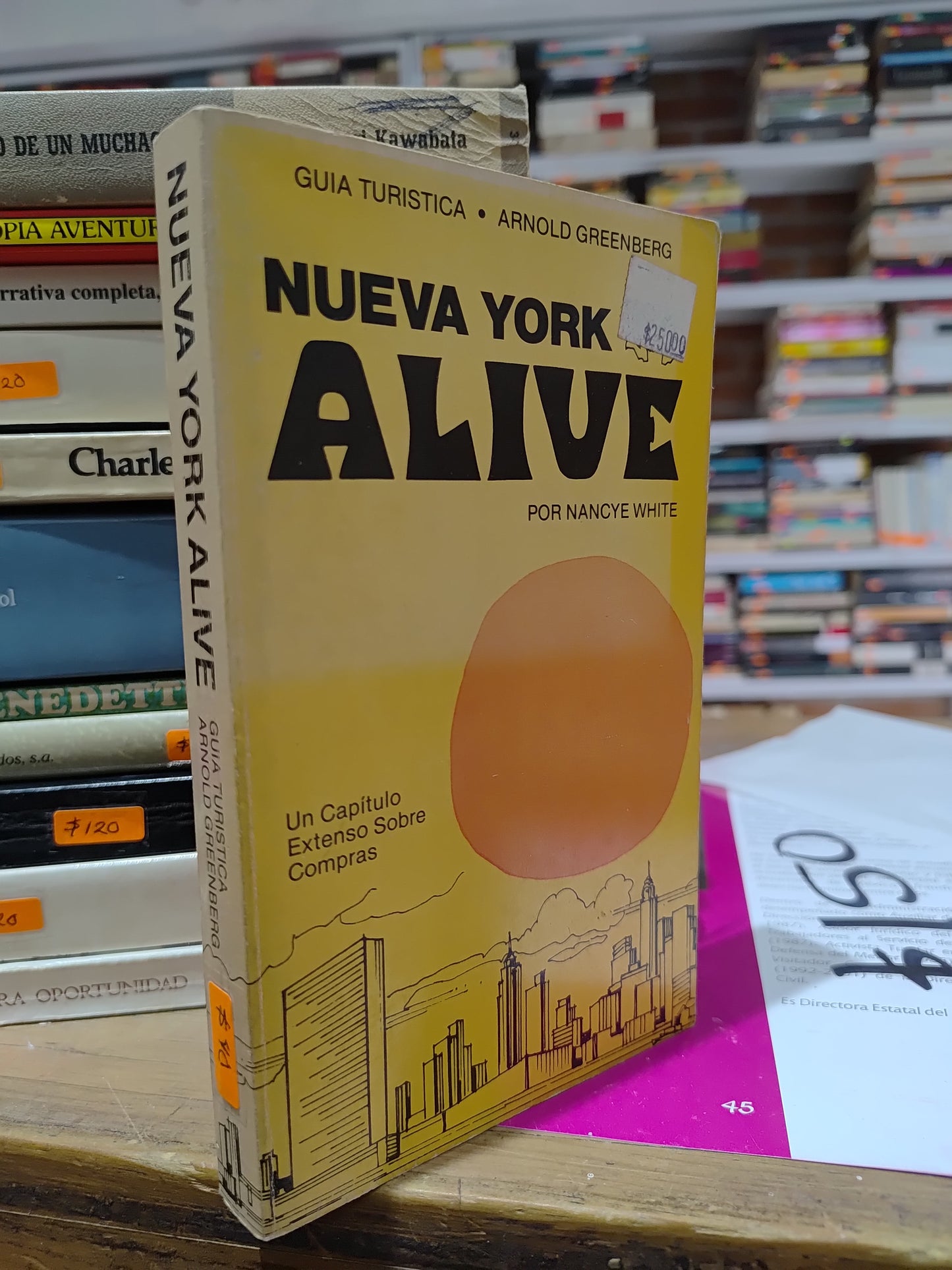 NUEVA YORK ALIVE POR NANCY WHITE USADO NOVELAS JUAREZ 515