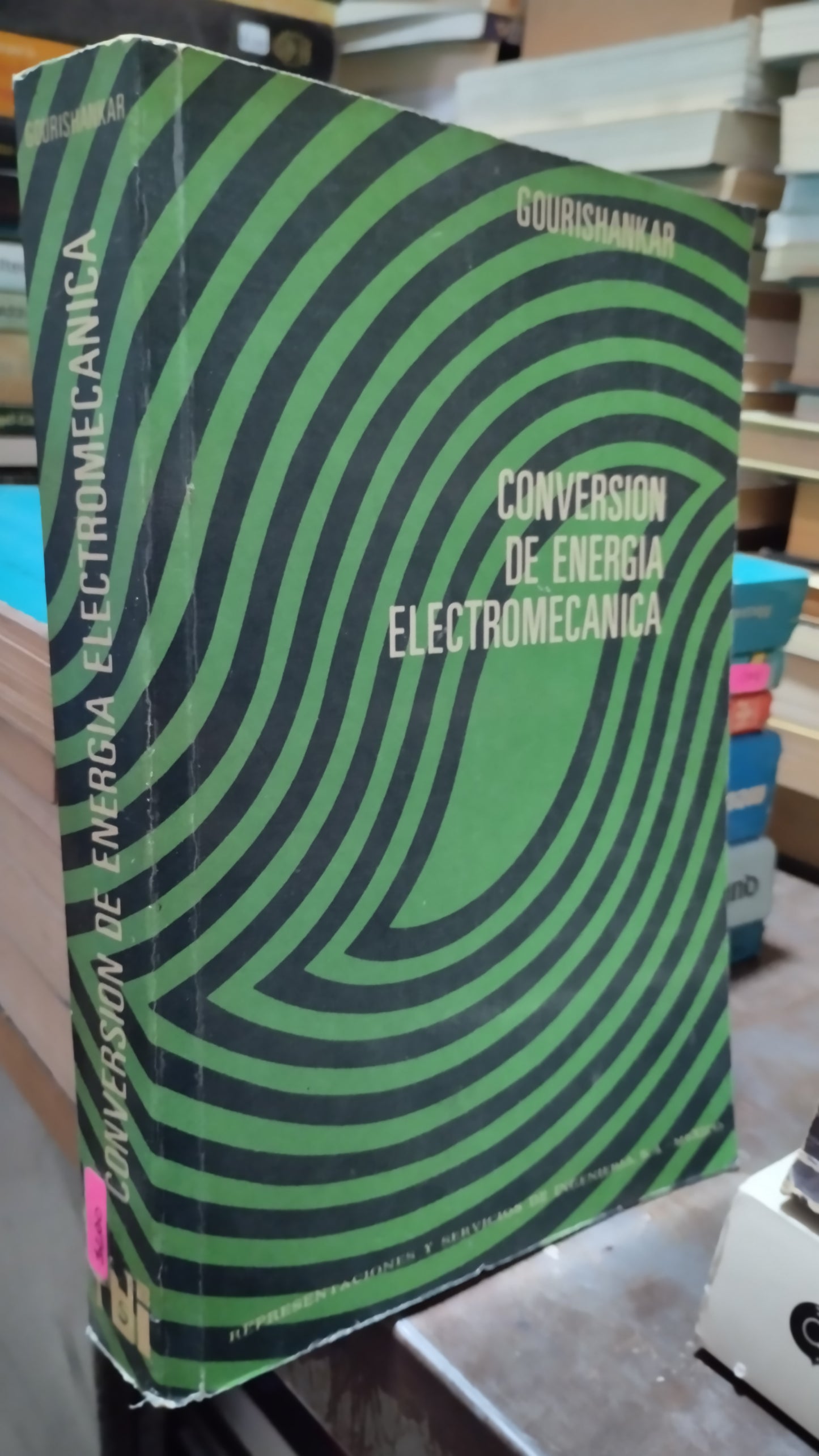CONVERSION DE ENERGIA ELECTROMECANICA POR GOURISHANKAR LIBRO USADO MATEMATICAS ALDAMA