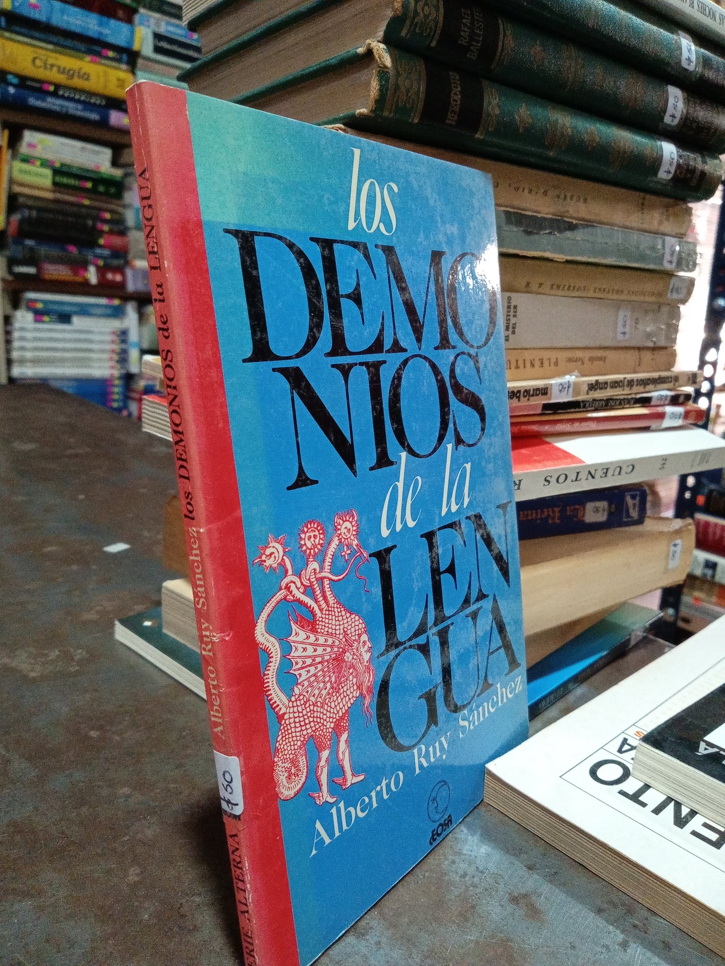 LOS DEMONIOS DE LA LENGUA POR ALBERTO RUT SANCHEZ USADO NOVELA ALDAMA