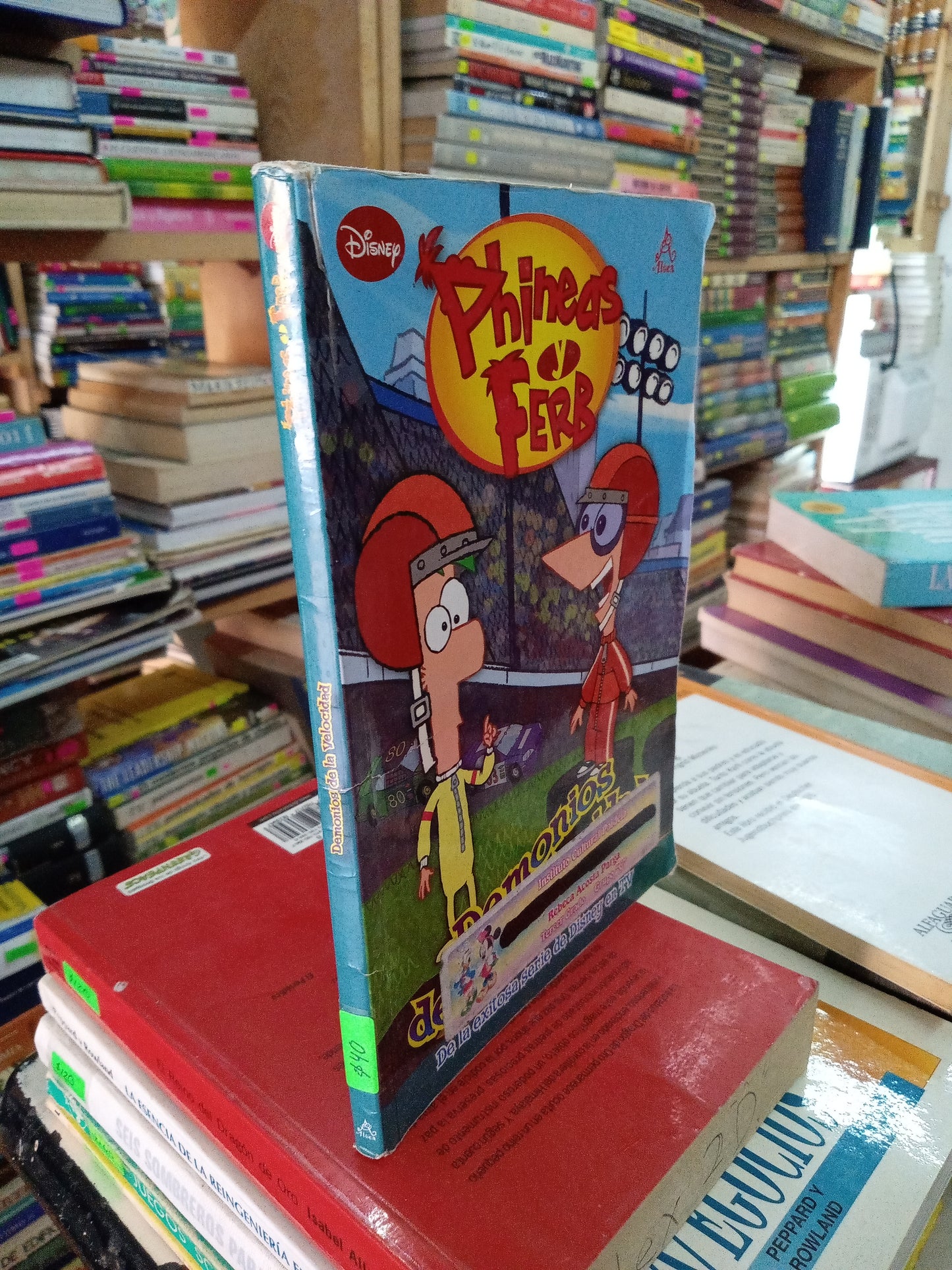 PHINEAS Y FERB DEMONIOS DE LA VELOCIDAD USADO INFANTIL LITERARIO 207