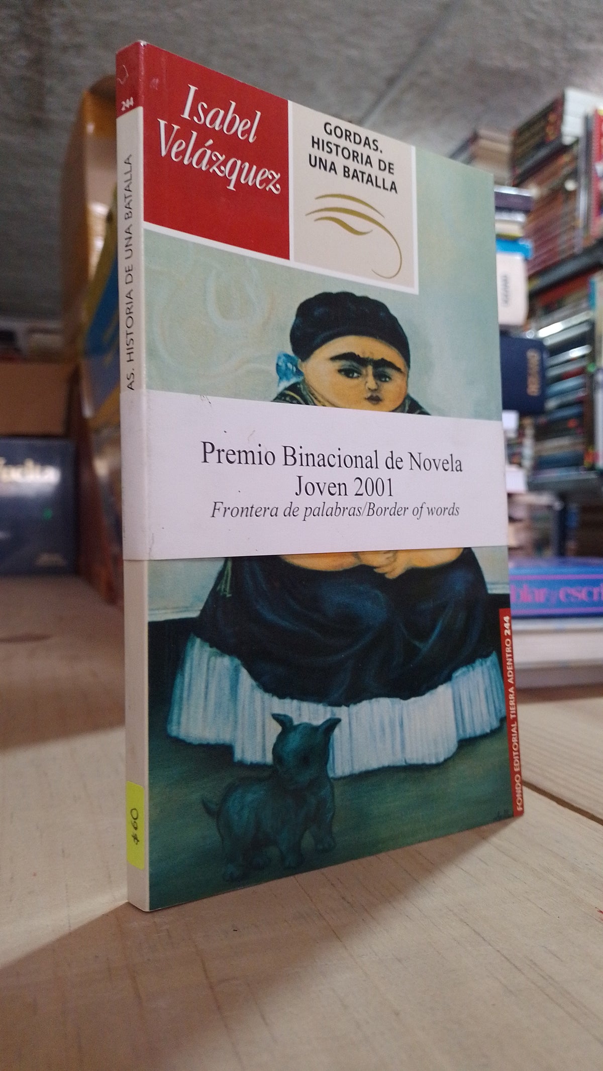 GORDAS HISTORIAS DE UNA BATALLA POR ISABEL VELASQUEZ USADO NOVELA ALDAMA