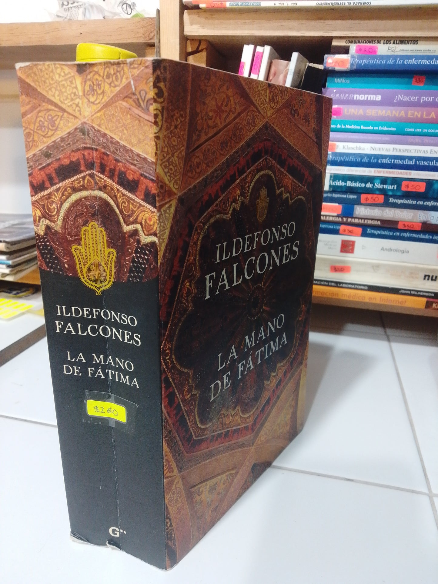 LA MANO DE FATIMA POR ILDEFONSO FALCONES USADO NOVELAS JUAREZ