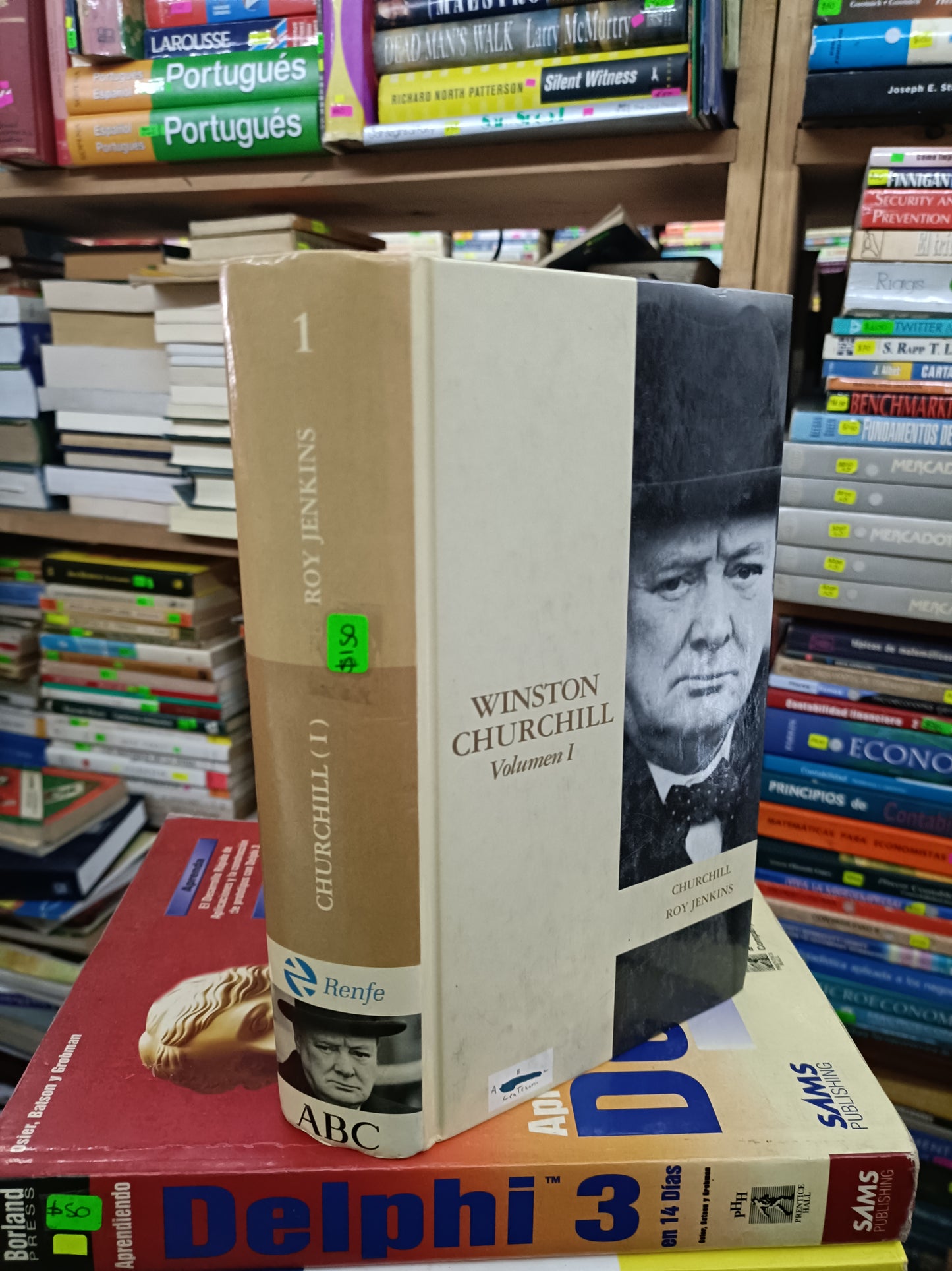 WINSTON CHURCHILL VOLUMEN 1 POR ROY JENKINS USADO HISTORIA LITERARIO 207