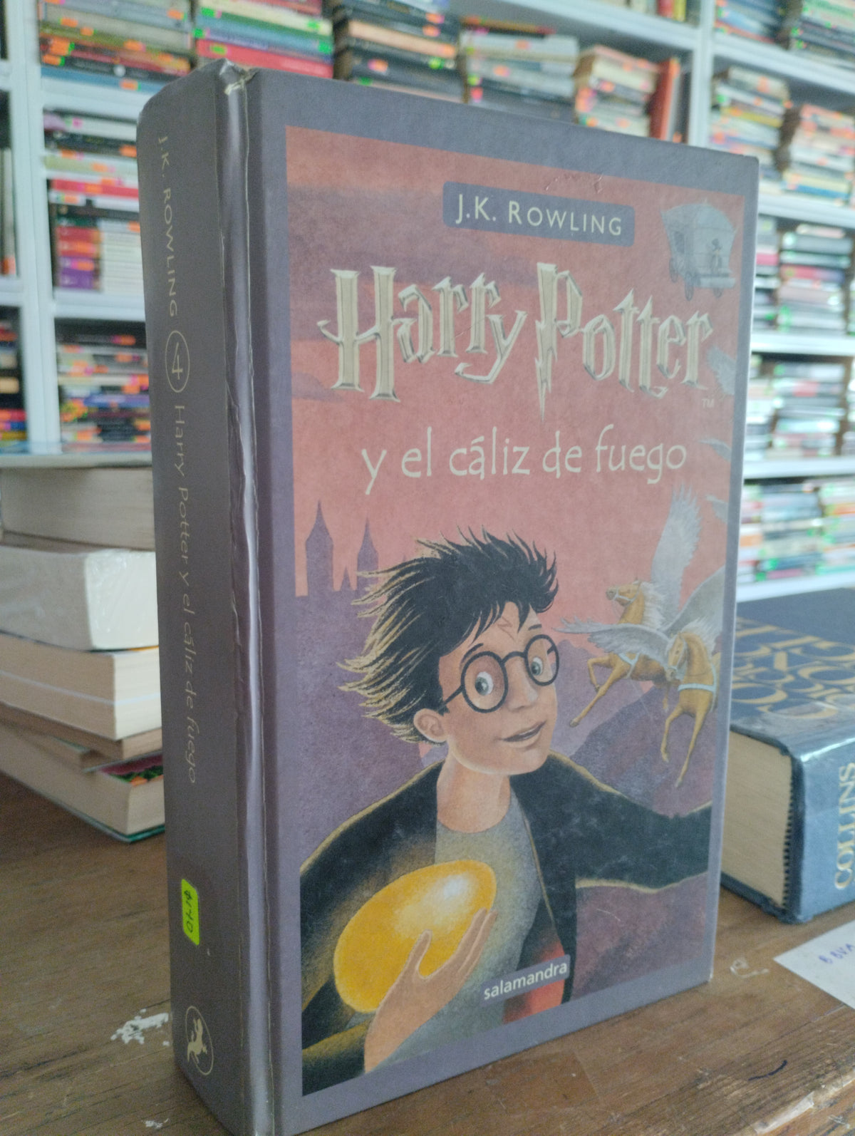 HARRY POTTER Y EL CALIZ DE FUEGO POR J K ROWLING USADO NOVELAS JUAREZ 515