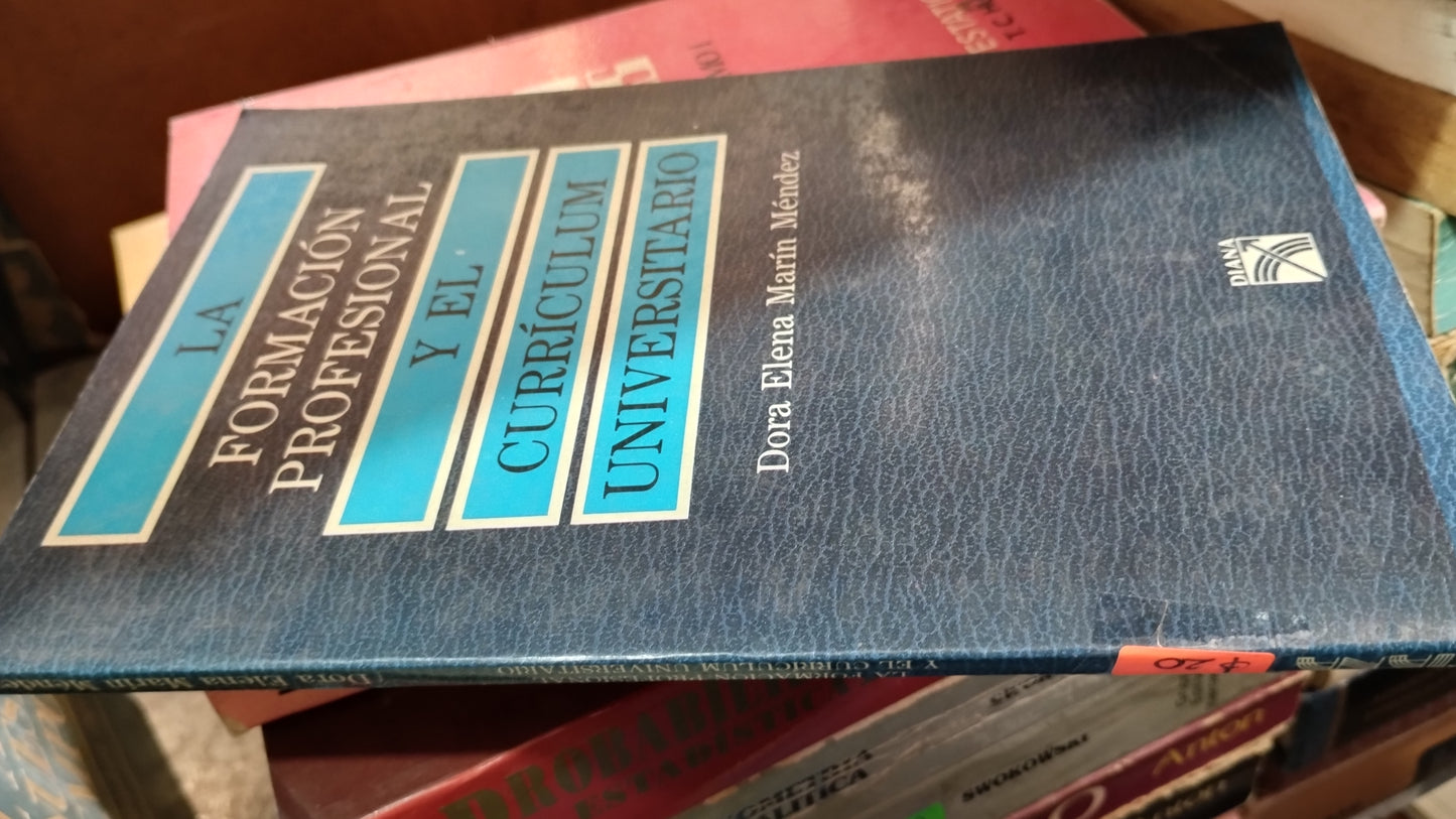 LA FORMACION PROFESIONAL Y EL CURRÍCULUM UNIVERSITARIO POR DORA ELENA MARIN MENDEZ LIBRO USADO EDUCACIÓN ALDAMA