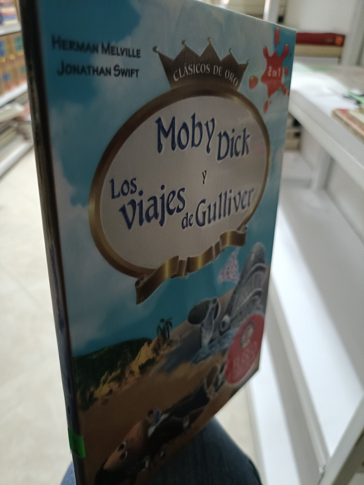 MOBY DICK Y LOS VIAJES FE GUILLEVER USADO INFANTIL JUAREZ 515