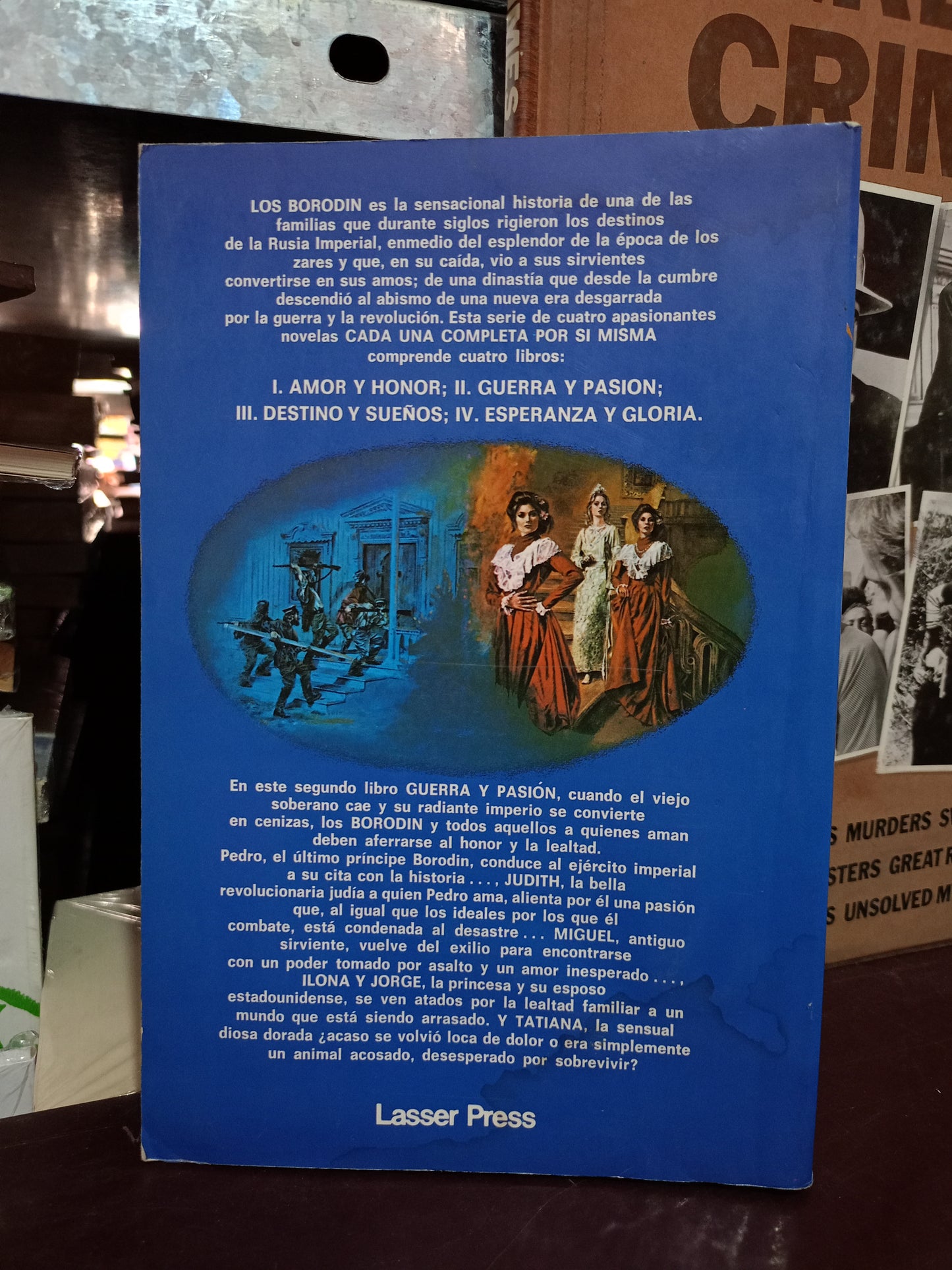 LOS BORODIN II GUERRA Y PASIÓN POR LESLIE ARLEN USADO NOVELA LITERARIO 305