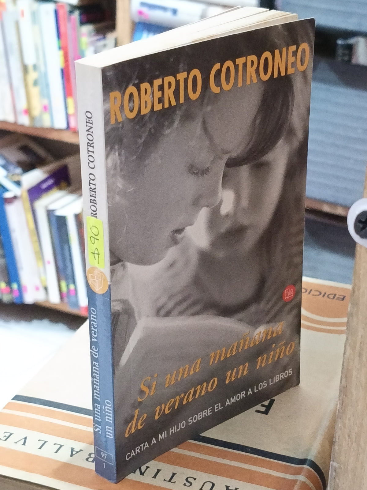 SI UNA MAÑANA DE VERANO UN NIÑO CARTA A MI HIJO SOBRE EL AMOR A LOS LIBROS ROBERTO COTRONEO USADO NOVELA LITERARIO 305