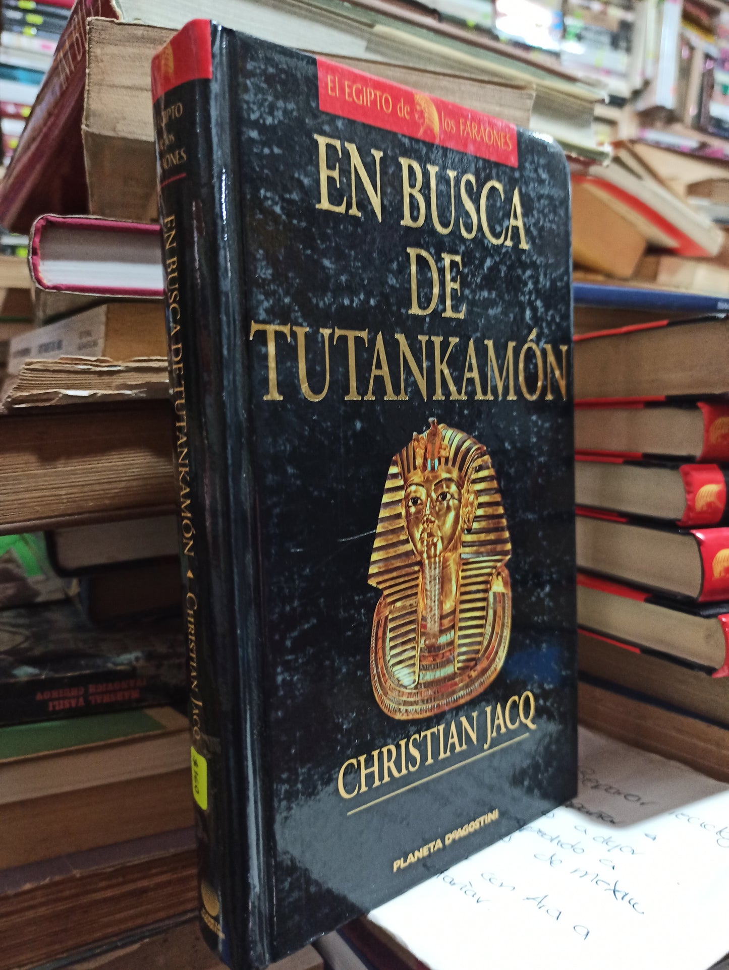 EN BUSCA SE TUTANKAMÓN POR CHRISTIAN JACQ USADO NOVELAS ALDAMA
