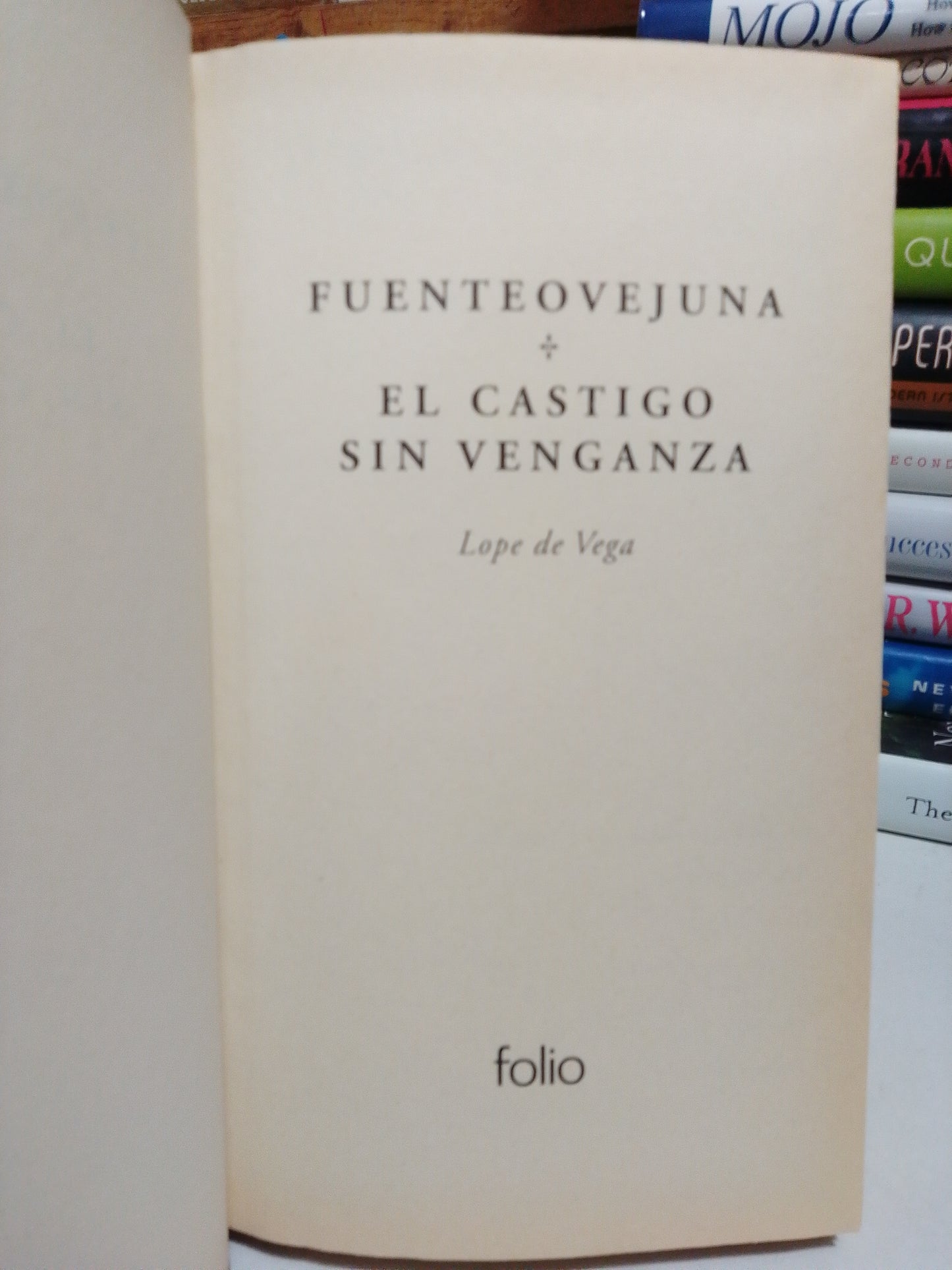 FUENTE OVEJONA EL CASTILLO SIN VENGANZA POR LOPE DE VEGA USADO NOVELA JUÁREZ