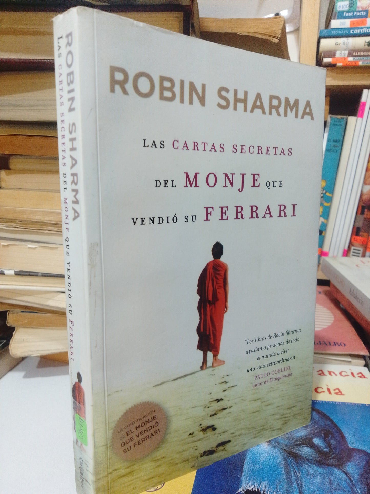 LAS CARTAS SECRETAS DEL MONJE QUE VENDIO SU FERRARI POR ROBIN SHARMA USADO SUPERACION PERSONAL JUAREZ