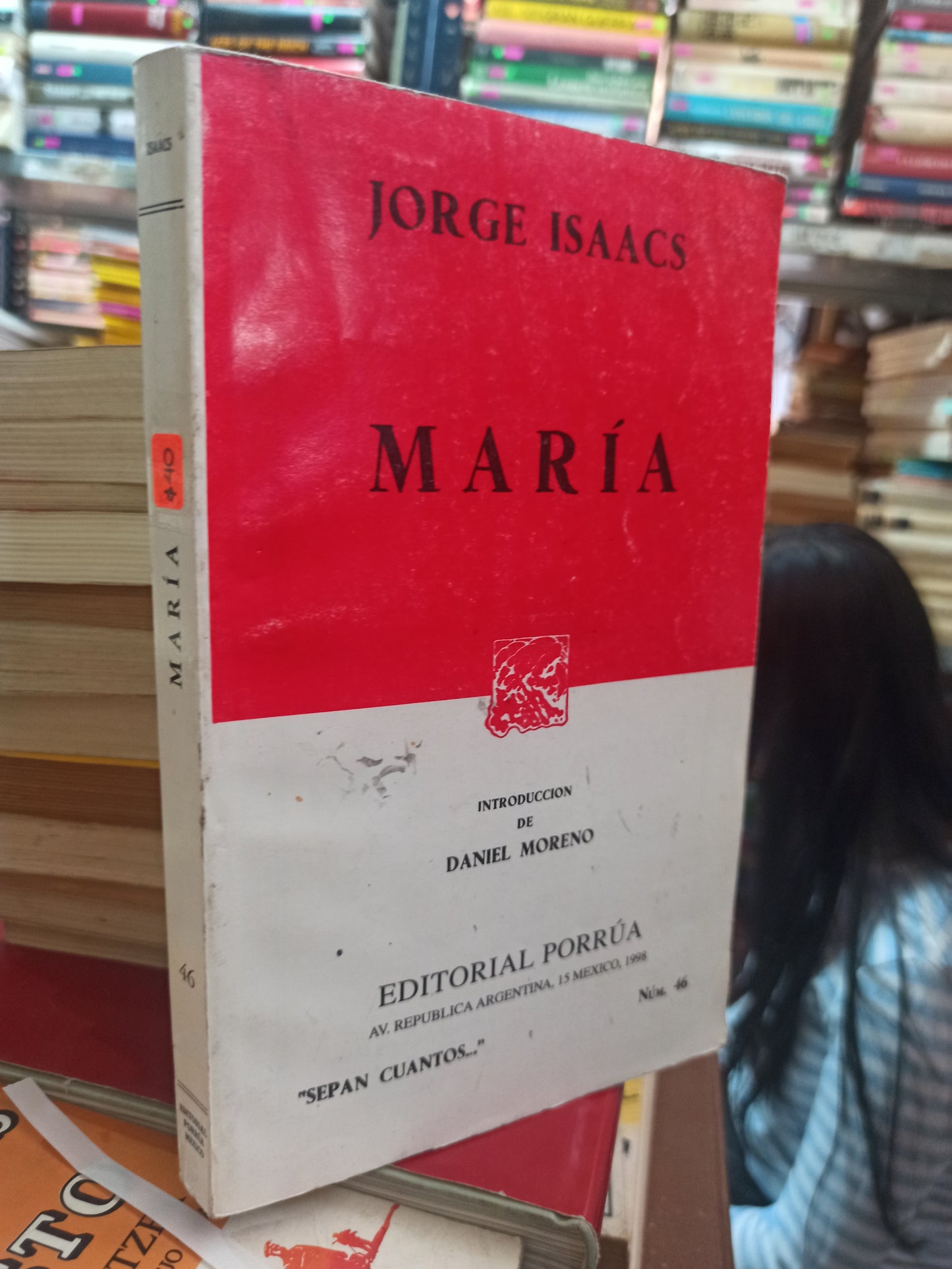 MARÍA JORGE ISAACS USADO NOVELAS ALDAMA