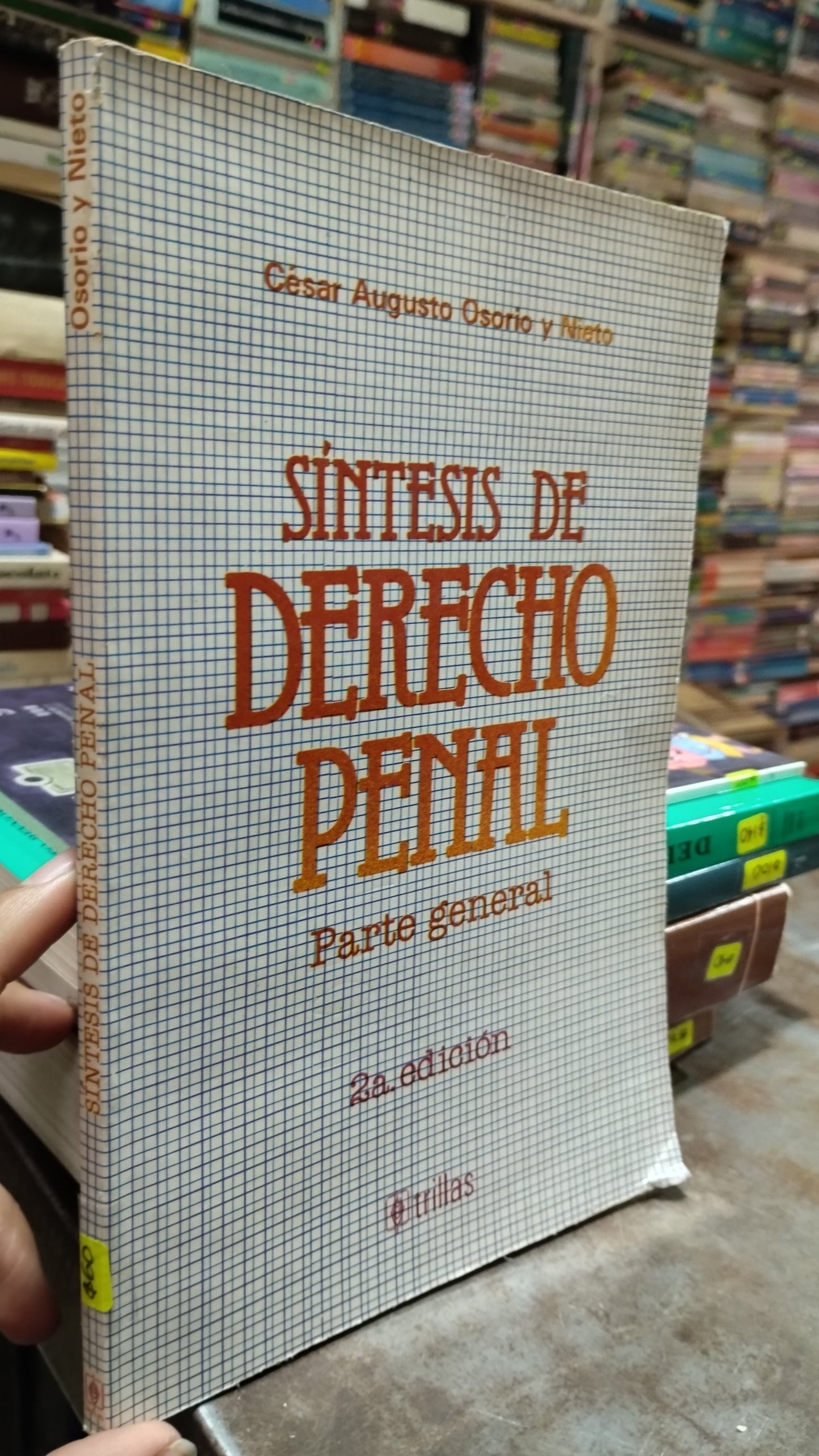 SINTESIS DE DERECHO PENAL POR CESAR AUGUSTO OSORIO LIBRO USADO DERECHO ALDAMA