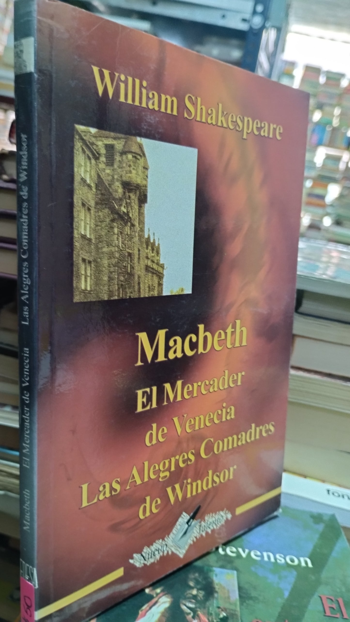 EL MERCADER DE VENECIA POR WILLIAM SHAKESPEARE LIBRO USADO NOVELAS ALDAMA