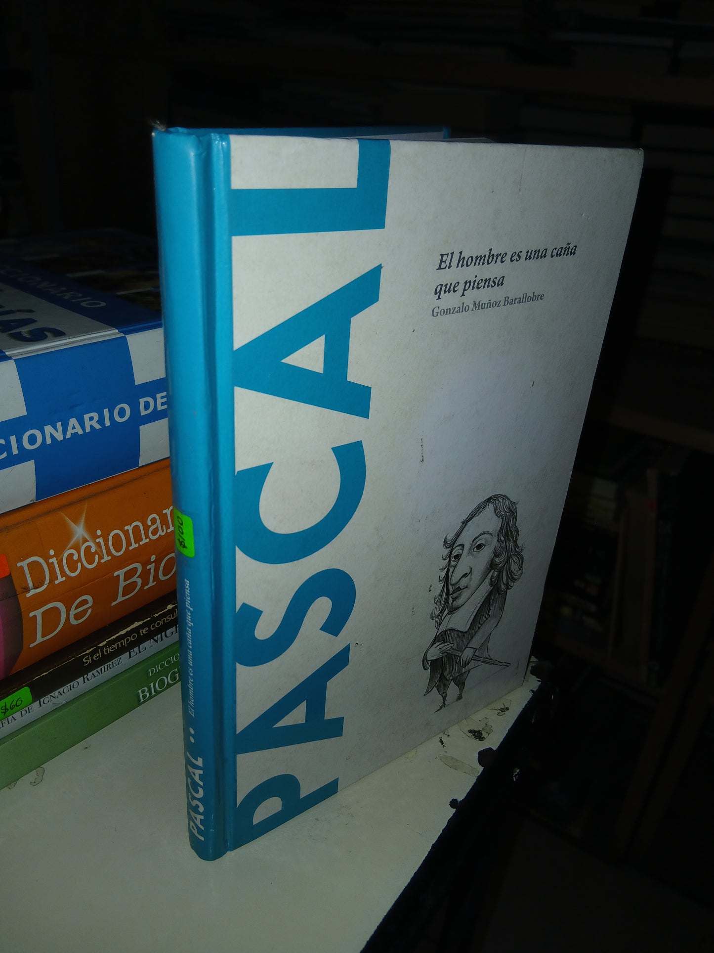 PASCAL, EL HOMBRE ES UNA CAÑA QUE PIENSA POR GONZALO MUÑOZ BARALLOBRE USADO HISTORIA LITERARIO 207
