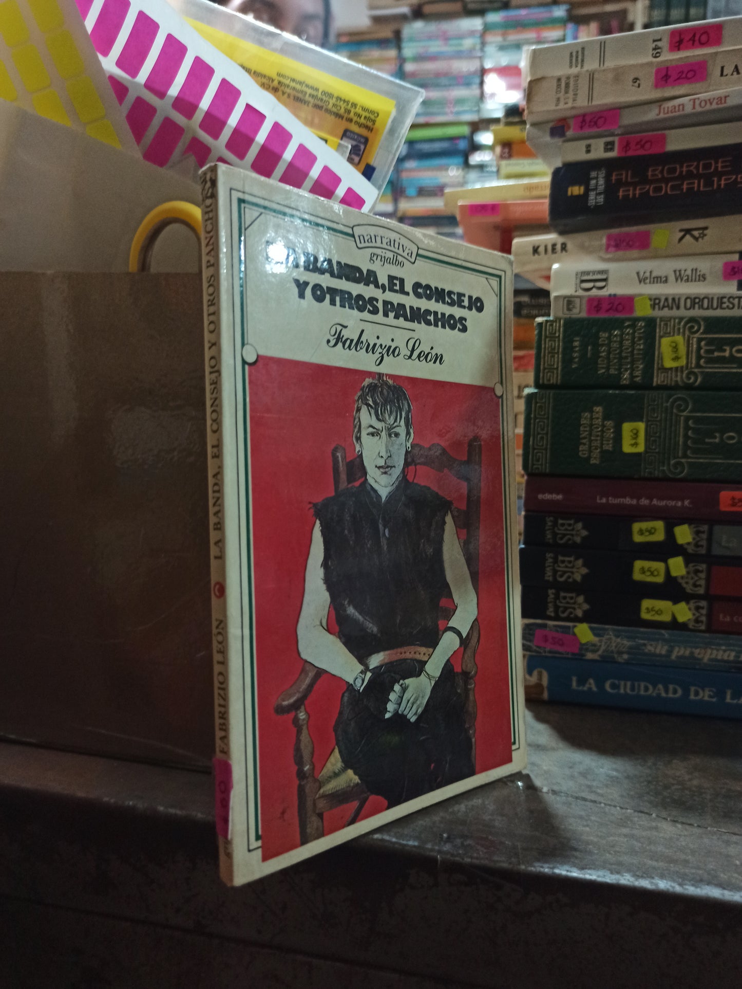 LA BANDA, EL CONSEJO Y OTROS PANCHOS POR FABRIZIO LEON USADO NOVELAS ALDAMA