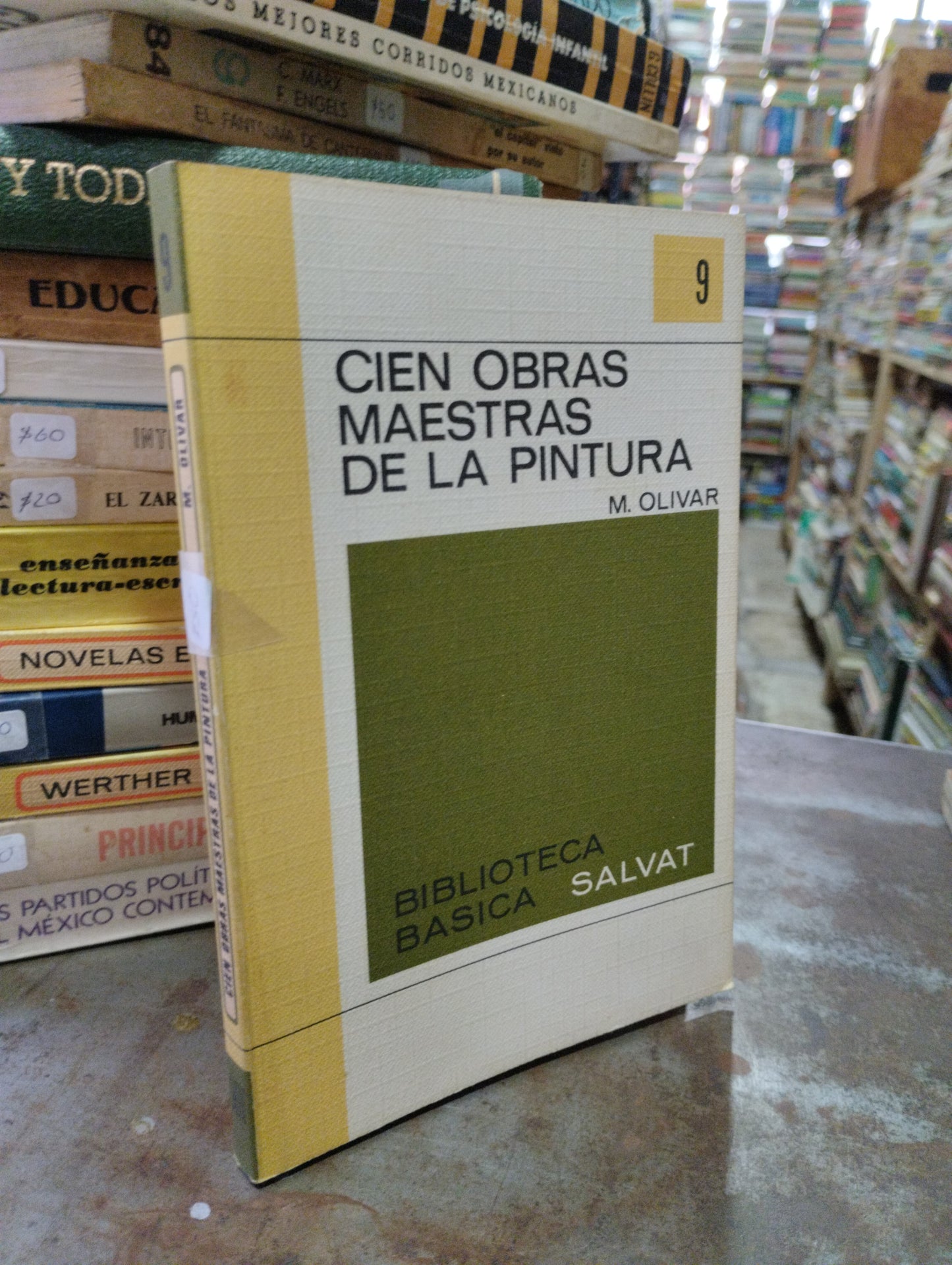 CIEN OBRAS MAESTRAS DE LA PINTURA POR M OLIVAR USADO ARTE ALDAMA