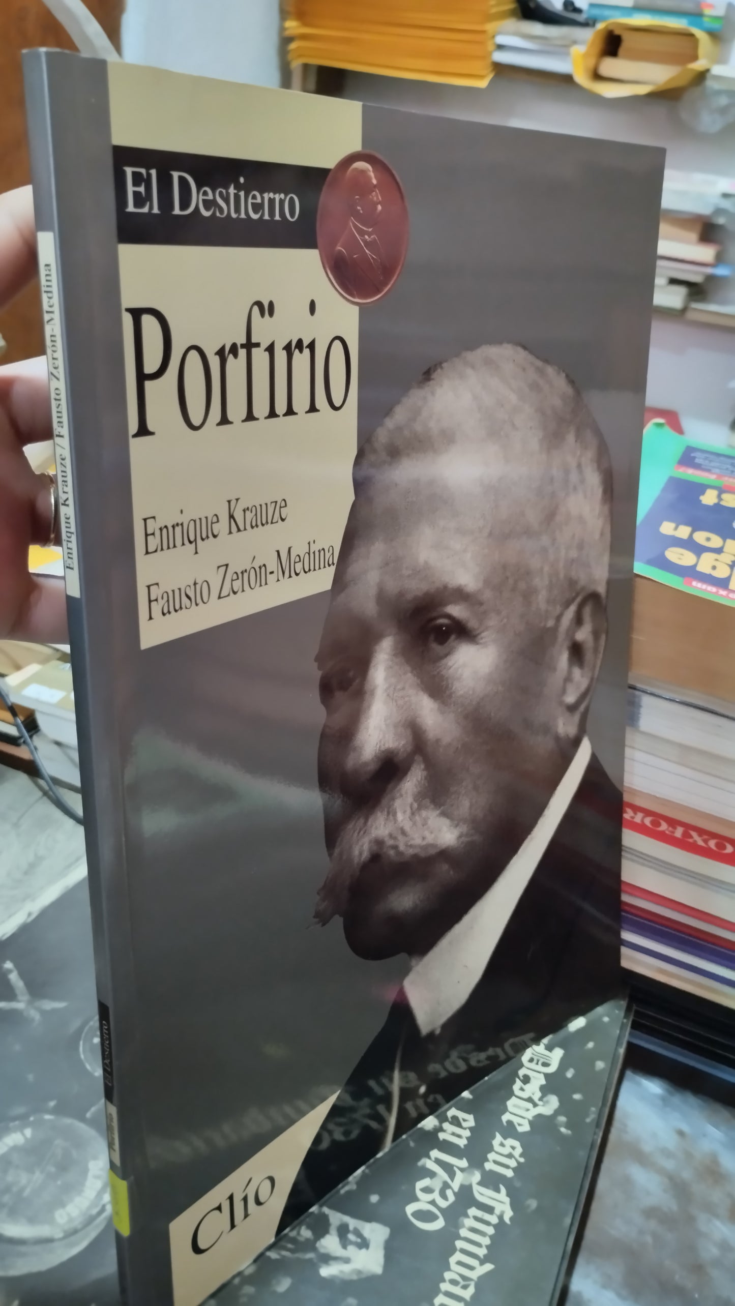 PORFIRIO EL DESTIERRO POR ENRIQUE KRAUZE LIBRO USADO HISTORIA ALDAMA