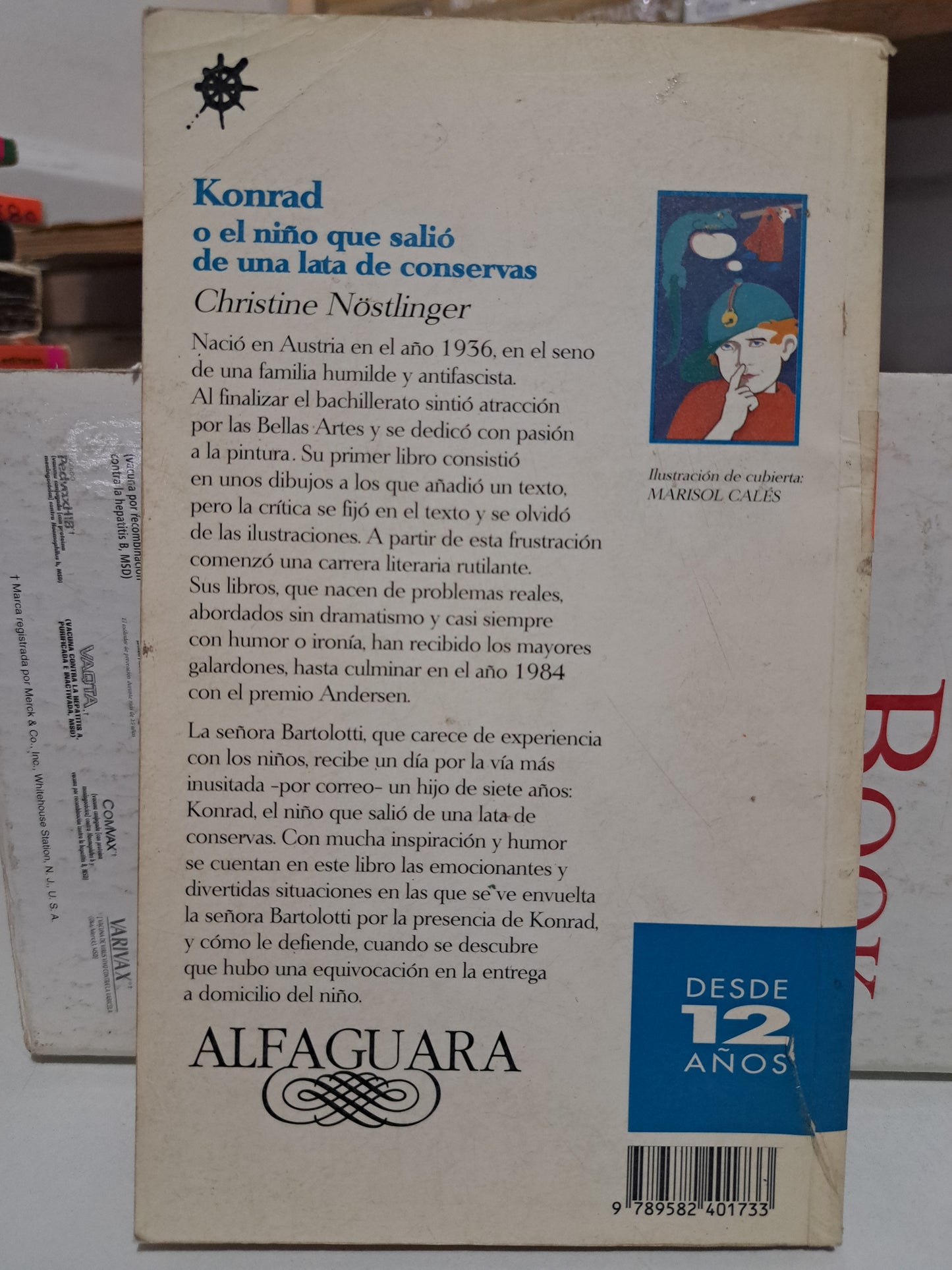 KONRAD O EL NIÑO QUE SALIÓ DE UNA LATA DE CONSERVAS CHRISTINE NÖSTLINGER USADO INFANTIL JUÁREZ