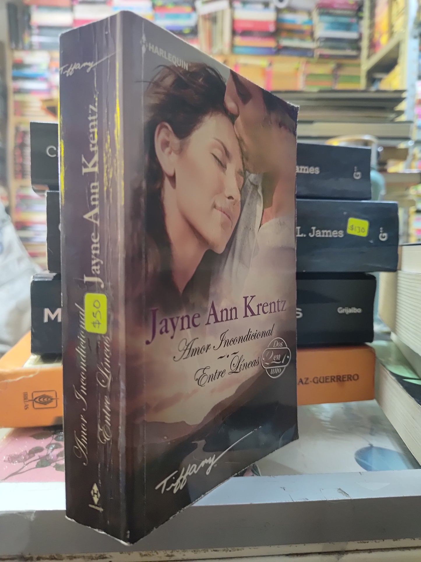 AMOR INCONDICIONAL ENTRE LINEAS POR JAYNE ANN KRENTZ USADO NOVELAS JUAREZ 507